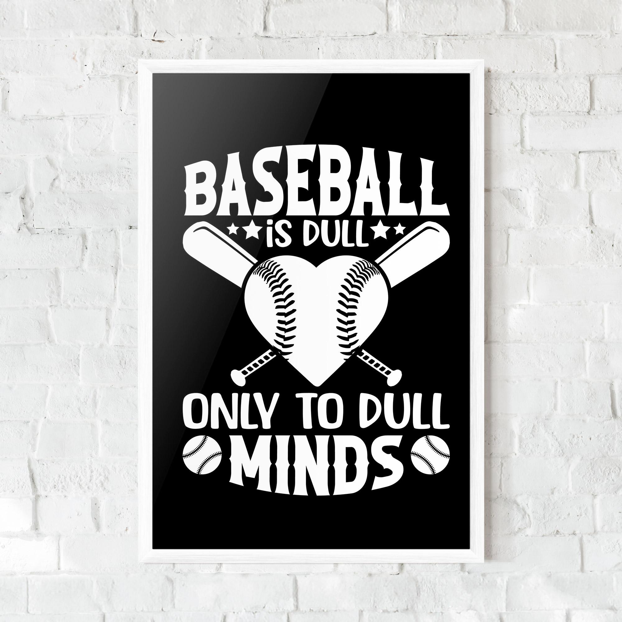 Gerahmte Poster Dull Minds mockup 0