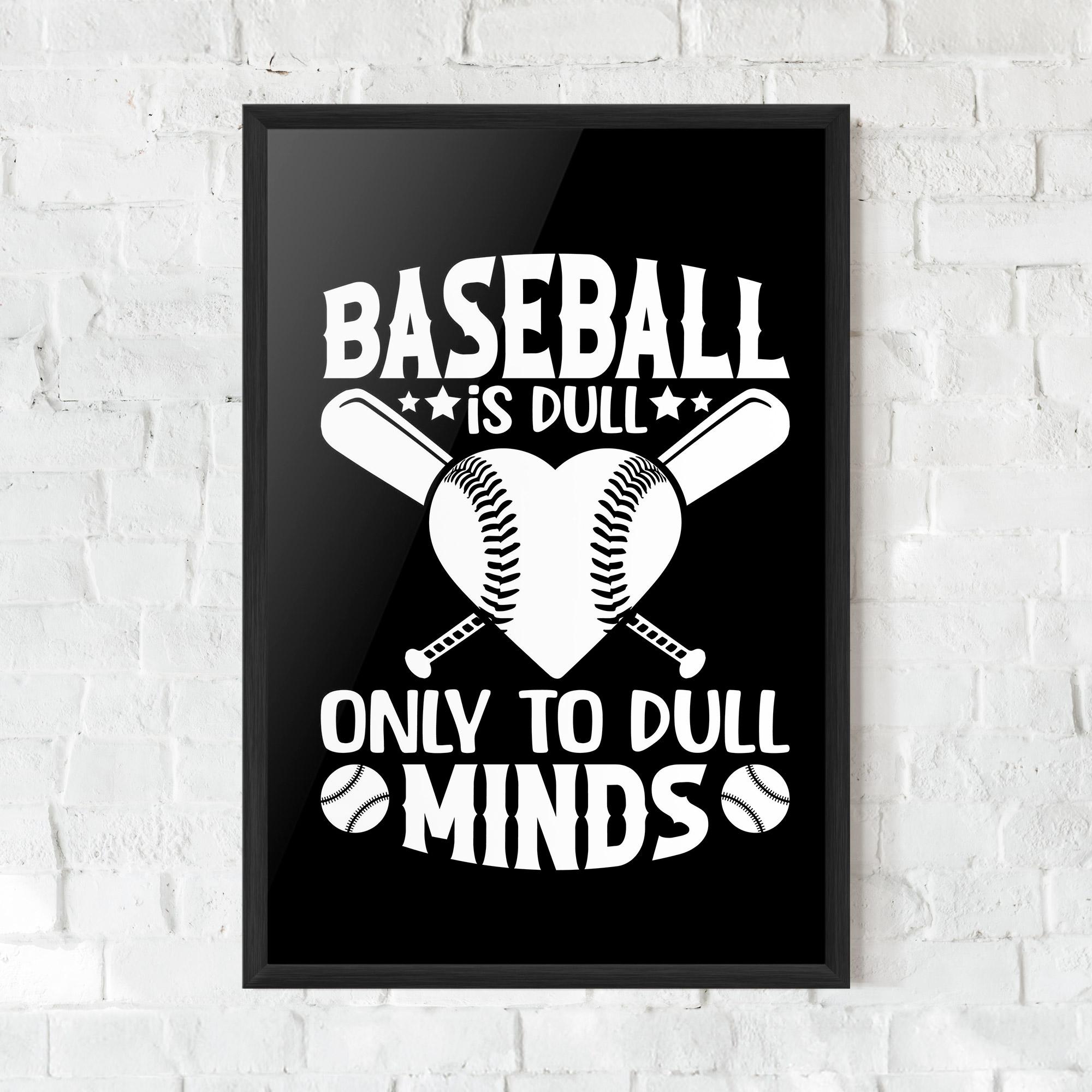 Gerahmte Poster Dull Minds mockup 0