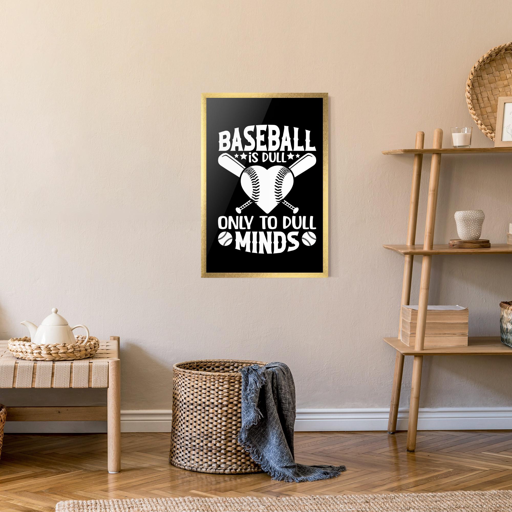 Gerahmte Poster Dull Minds mockup 9