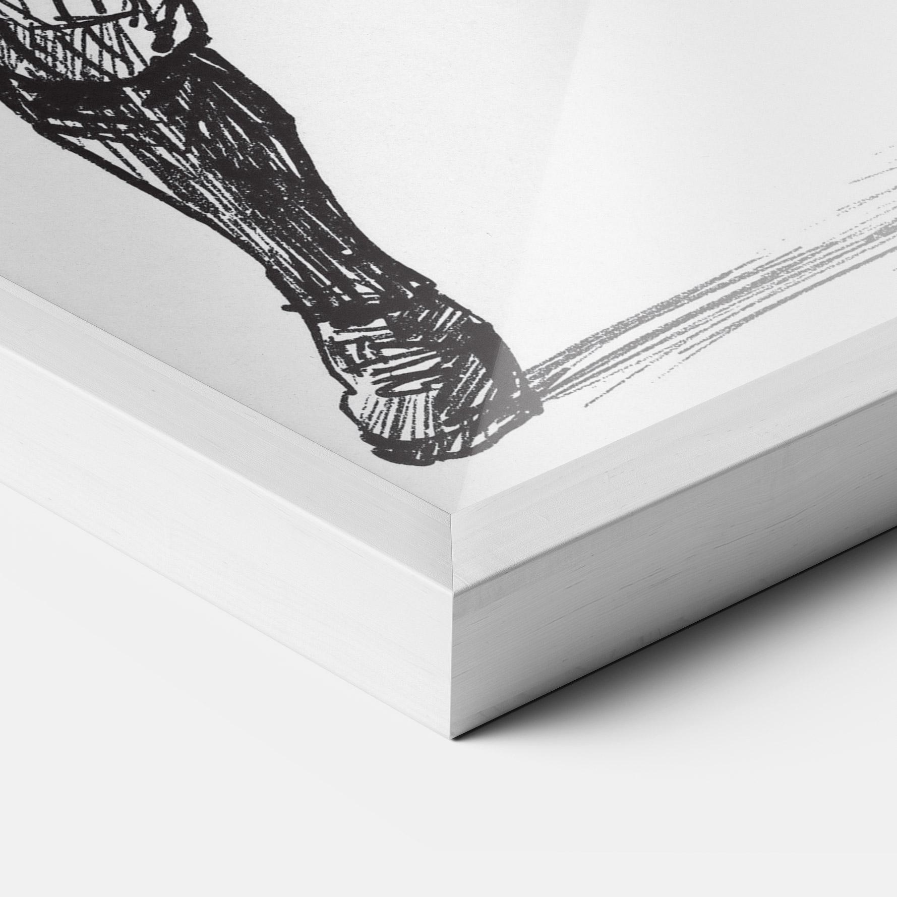 Gerahmte Poster Baseball Play mockup 3