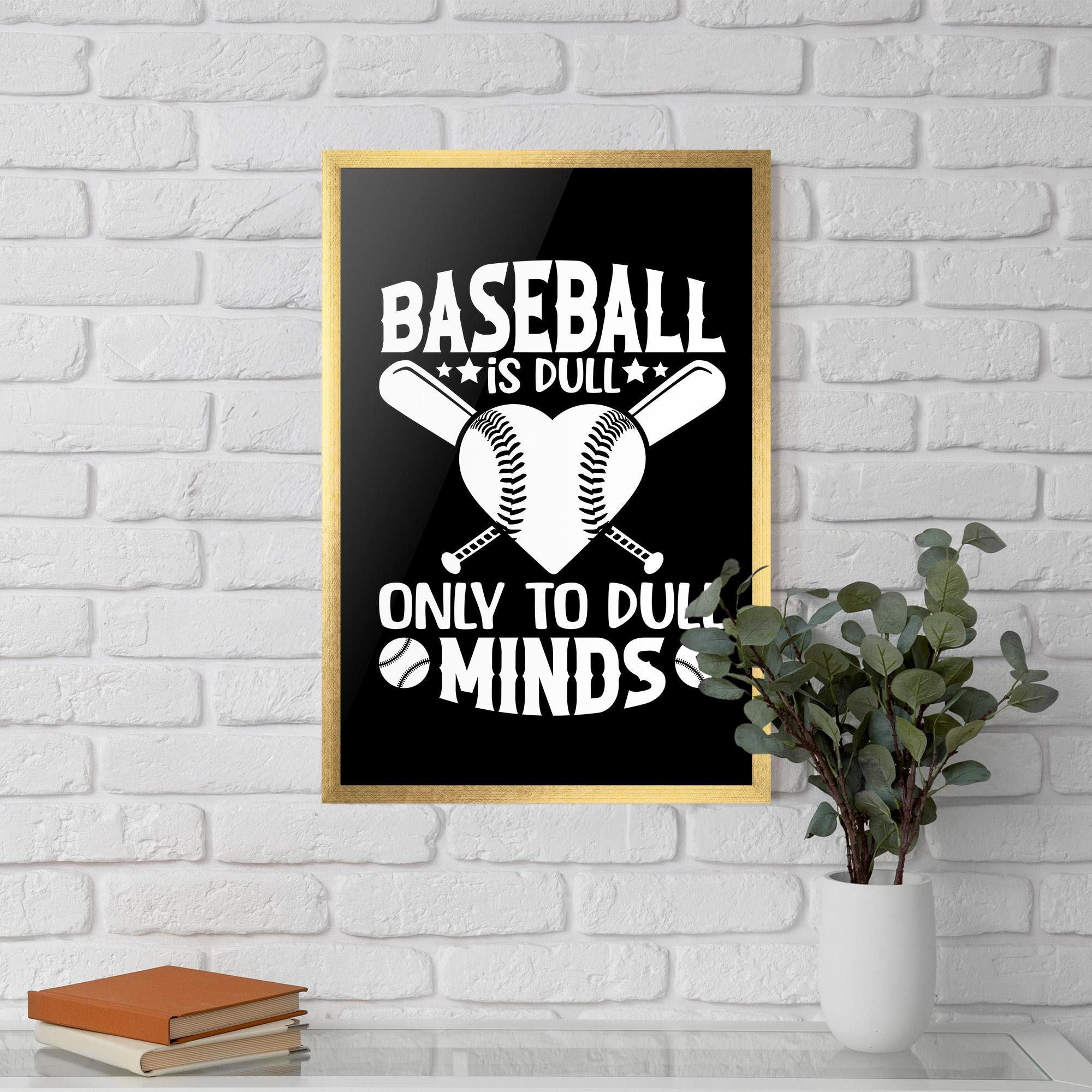 Gerahmte Poster Dull Minds mockup 5