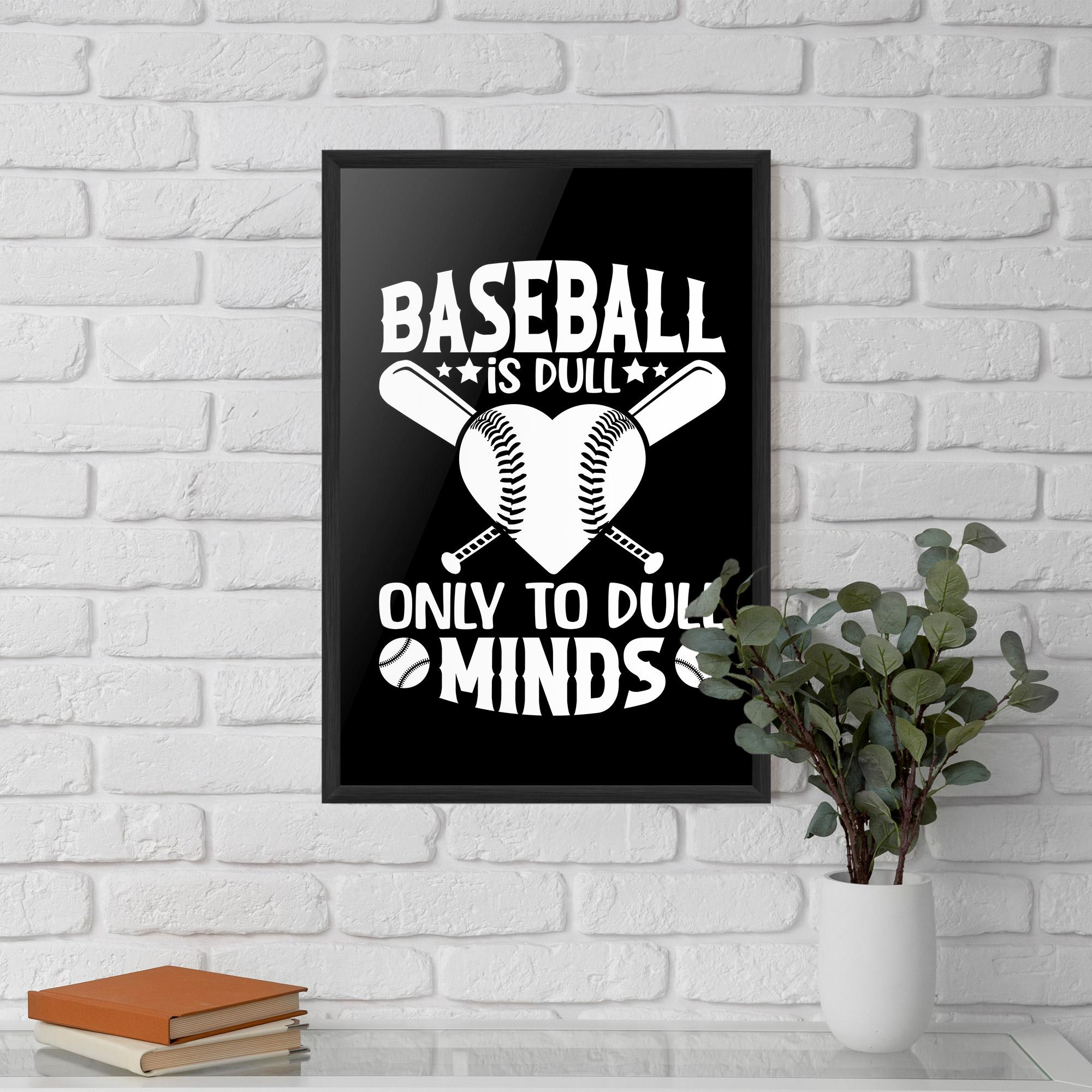 Gerahmte Poster Dull Minds mockup 5