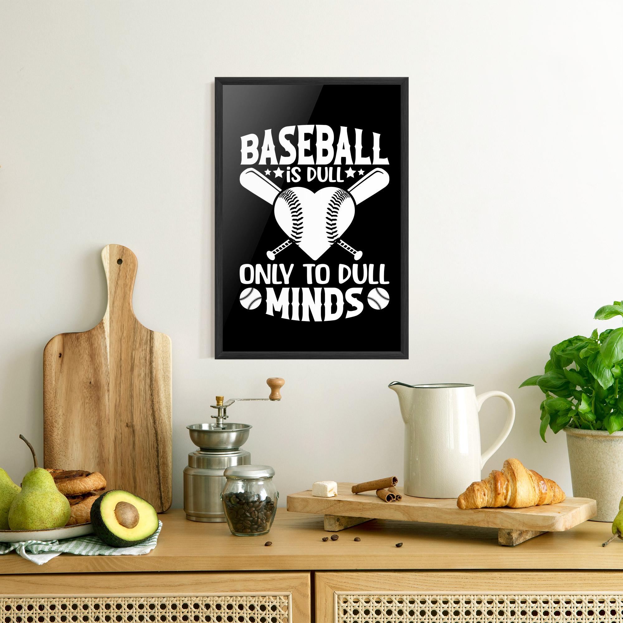 Gerahmte Poster Dull Minds mockup 8