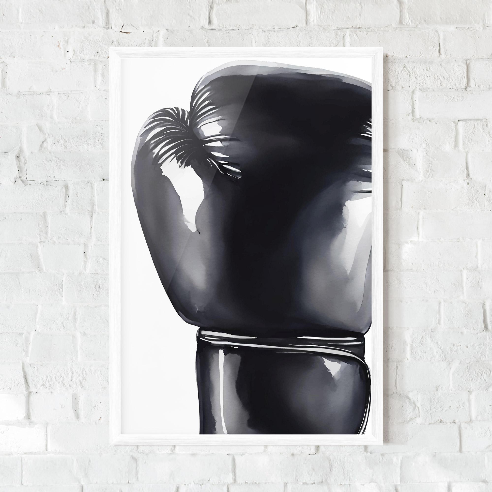 Gerahmte Poster Black Box Glove mockup 0