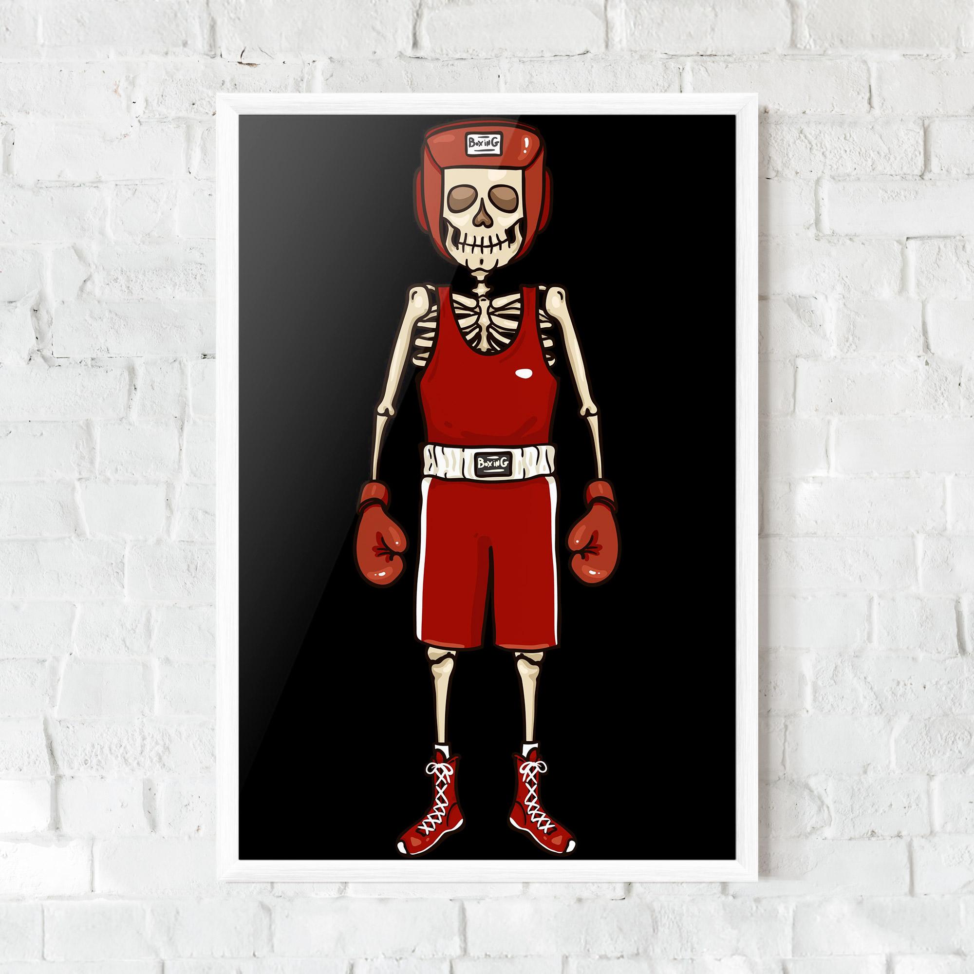 Gerahmte Poster Bones Box mockup 0