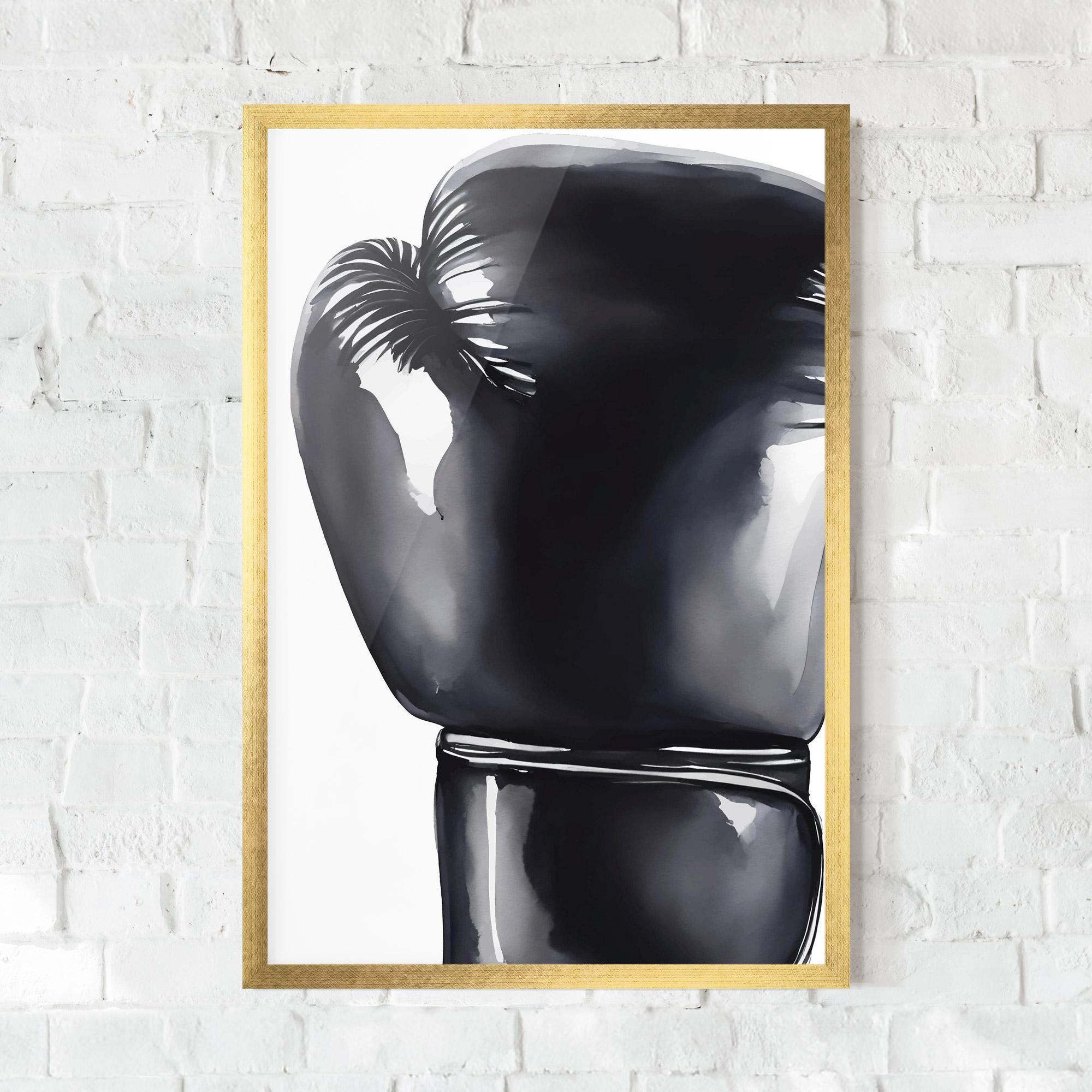 Gerahmte Poster Black Box Glove mockup 0