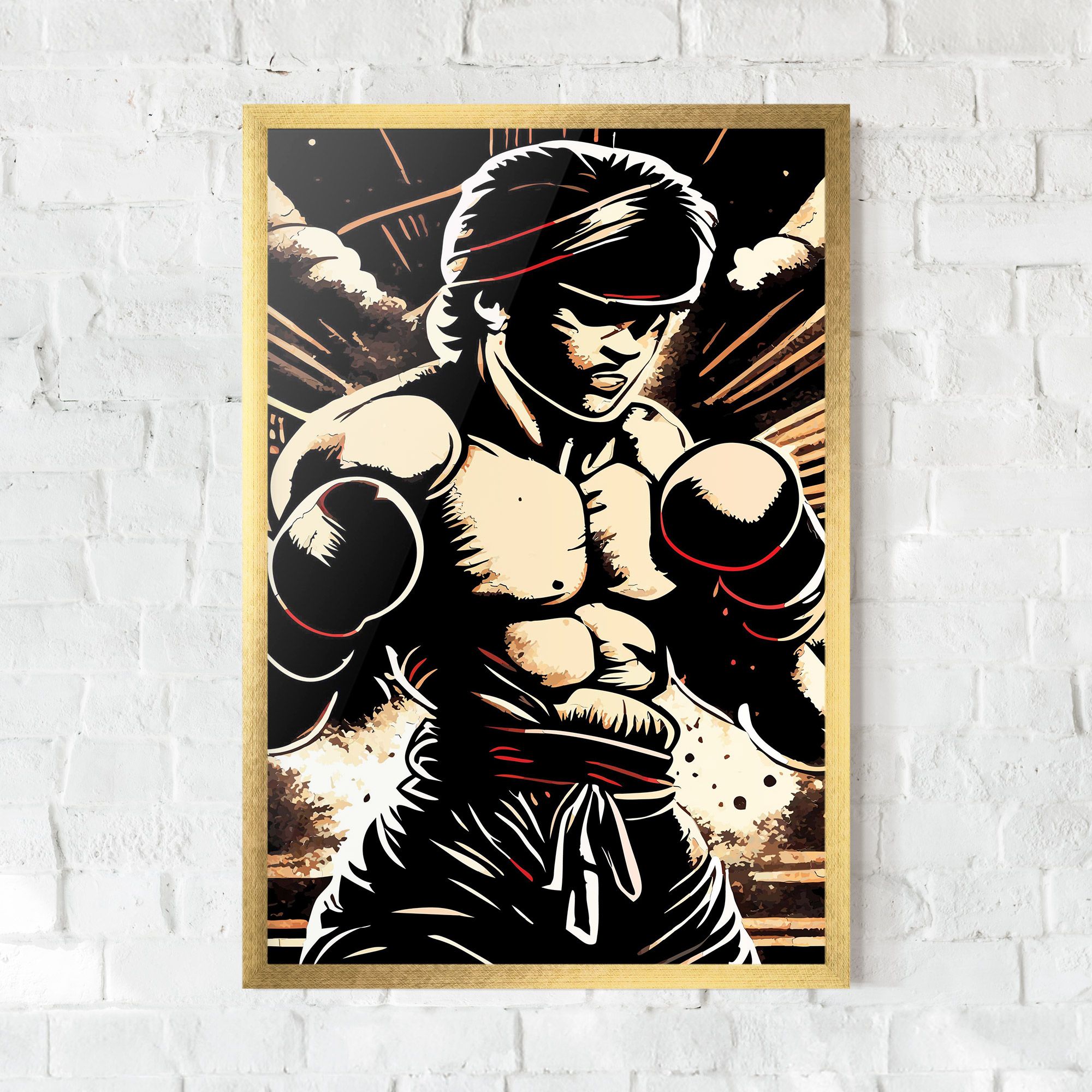 Boxing Video Game mockup 0