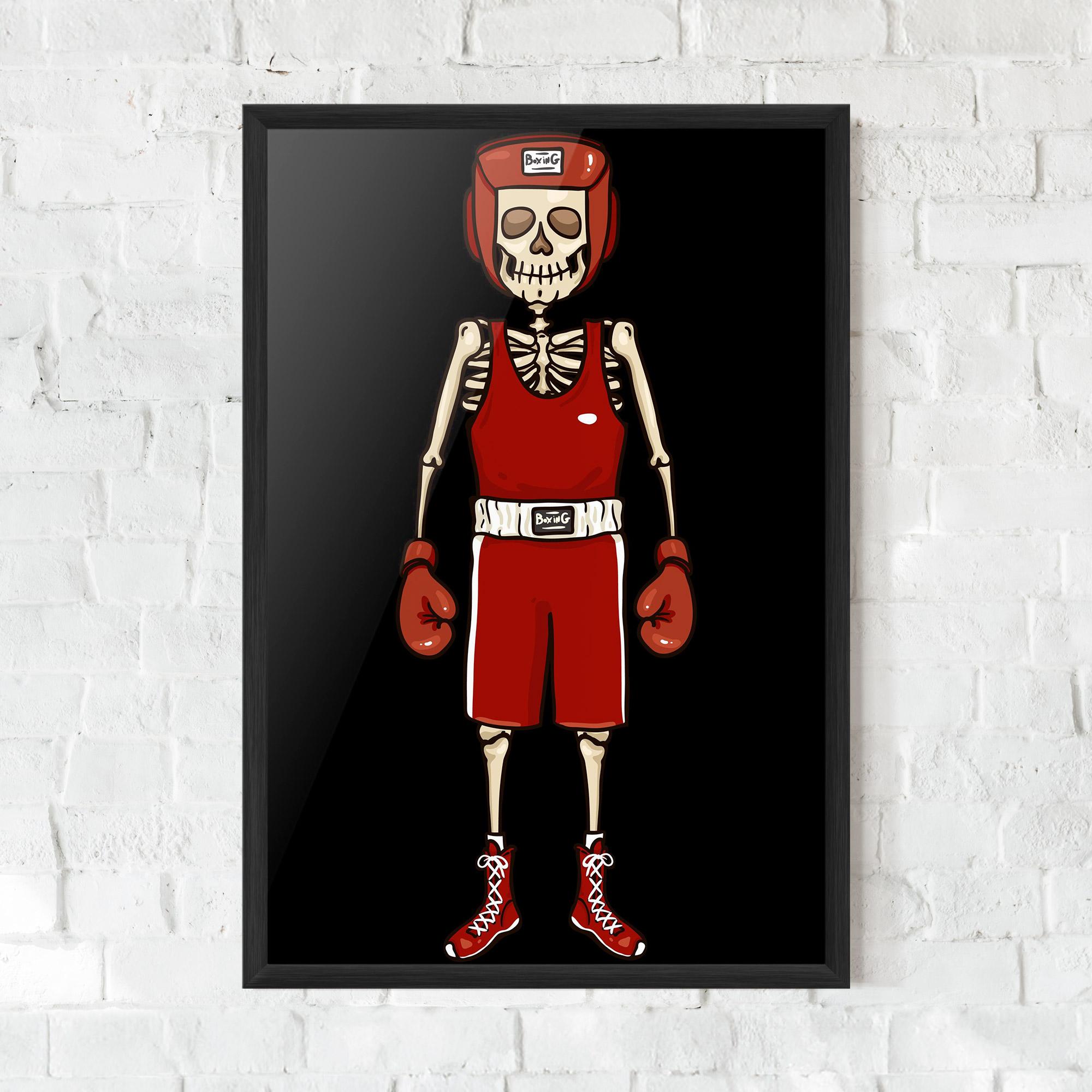 Gerahmte Poster Bones Box mockup 0