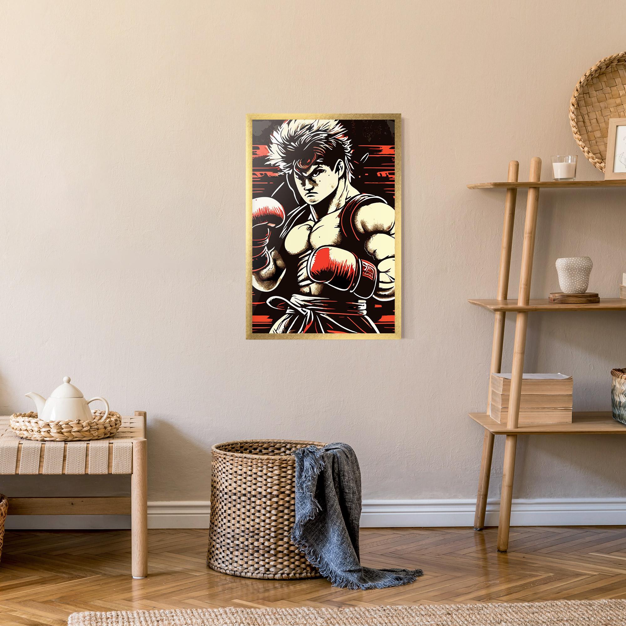 Gerahmte Poster Video Game Boxing mockup 9