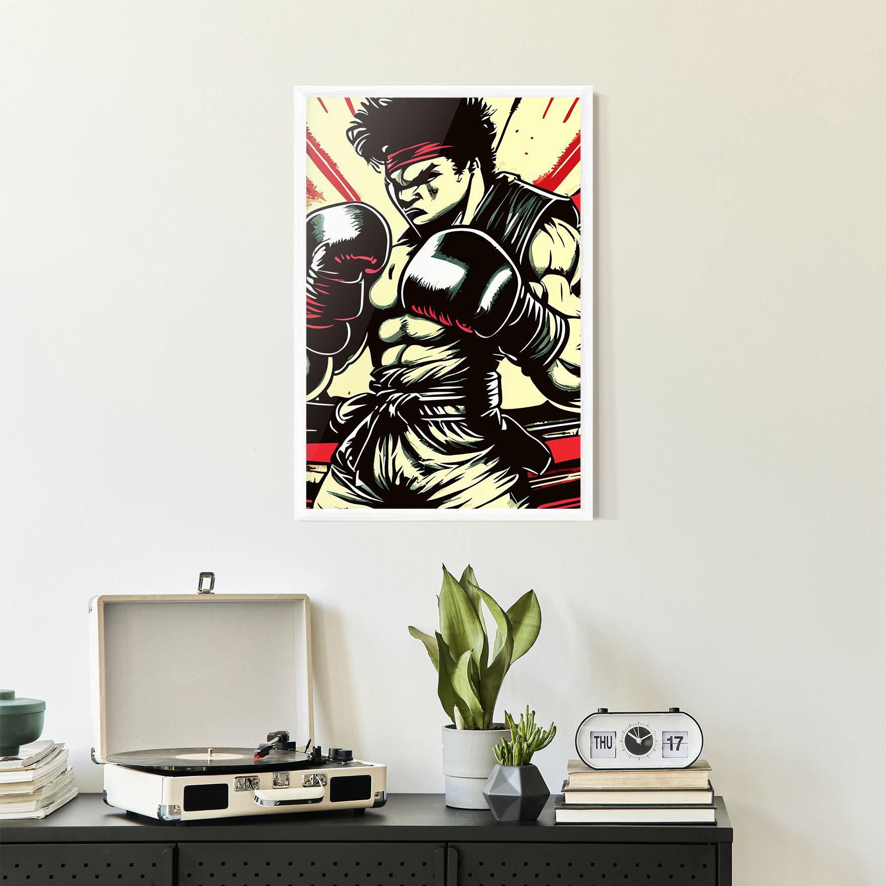 Gerahmte Poster Box Video Game mockup 2