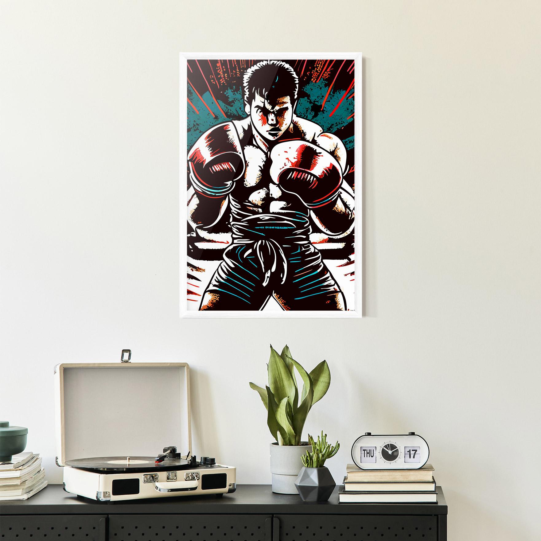 Gerahmte Poster Box Video Games mockup 2