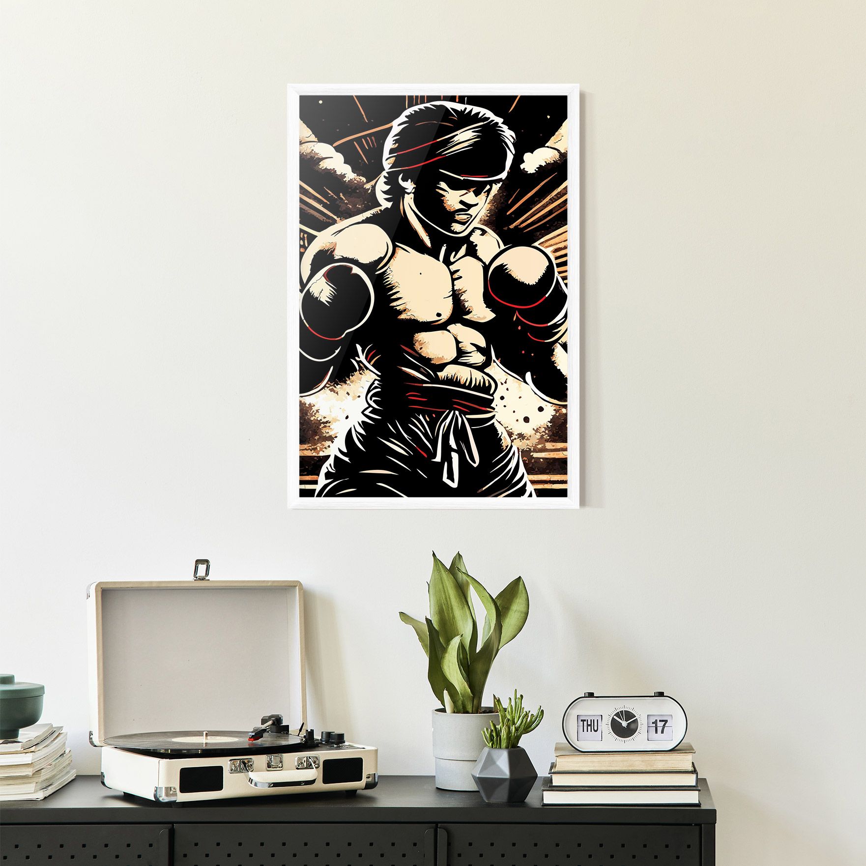 Boxing Video Game mockup 2