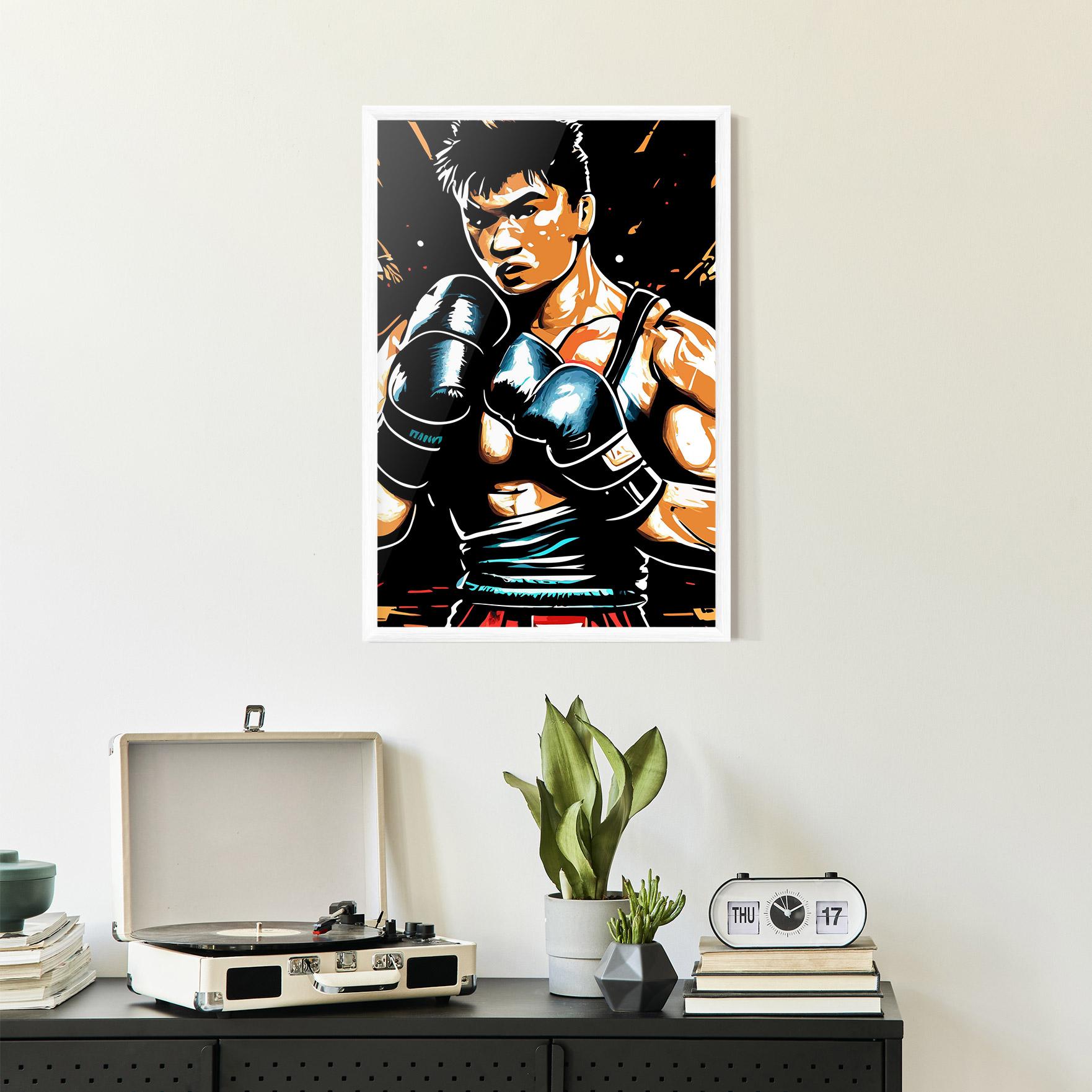 Gerahmte Poster Video Box Game mockup 2