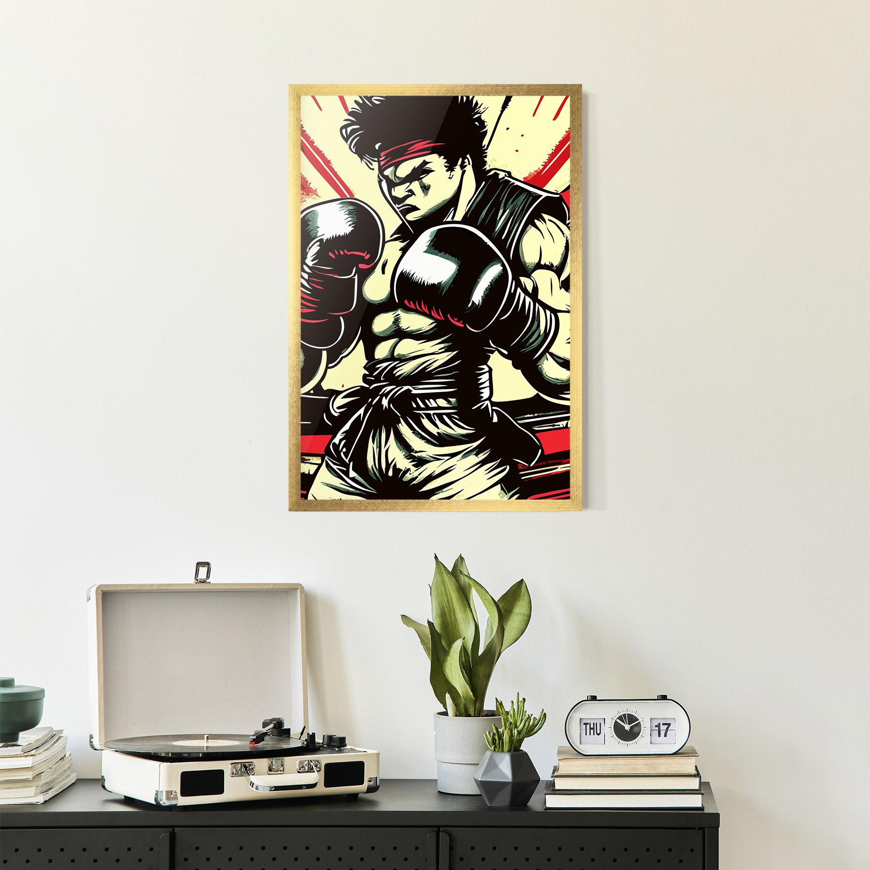 Gerahmte Poster Box Video Game mockup 2