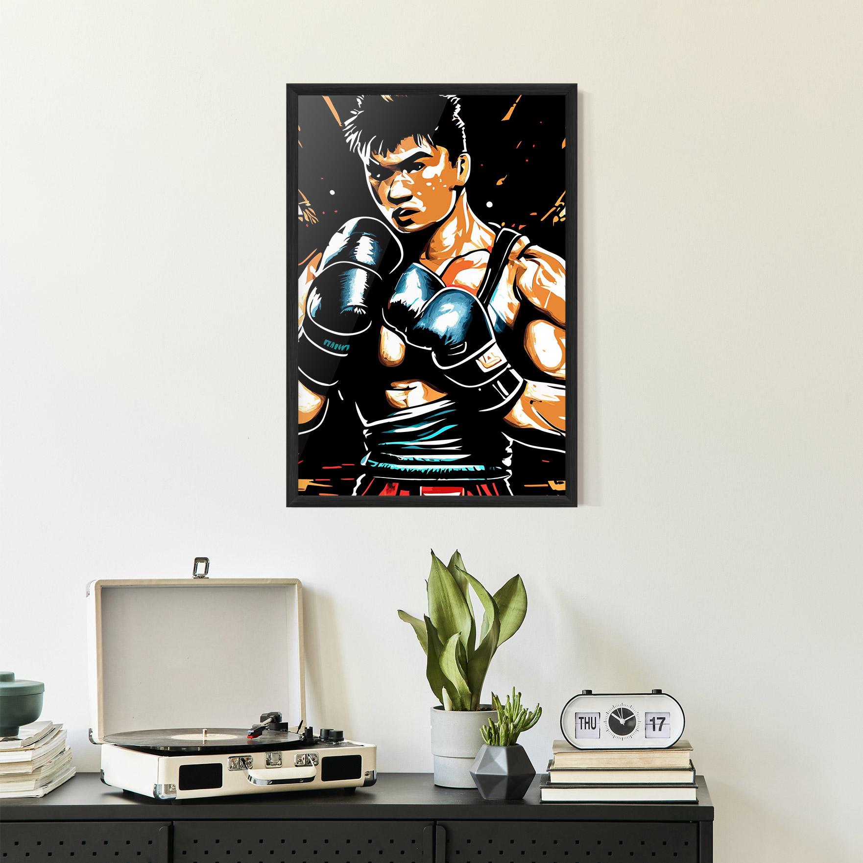 Gerahmte Poster Video Box Game mockup 2