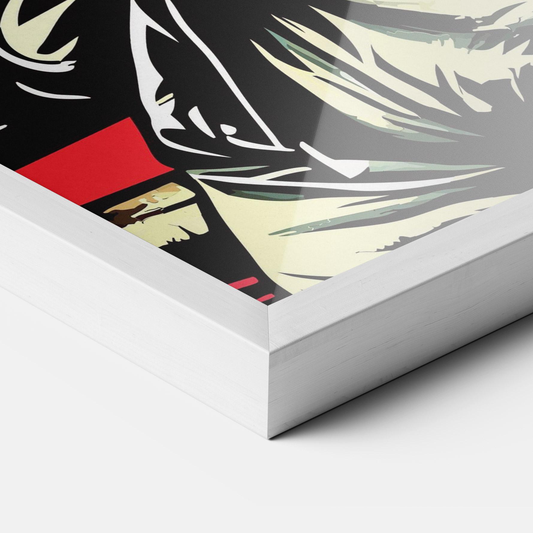 Gerahmte Poster Box Video Game mockup 3