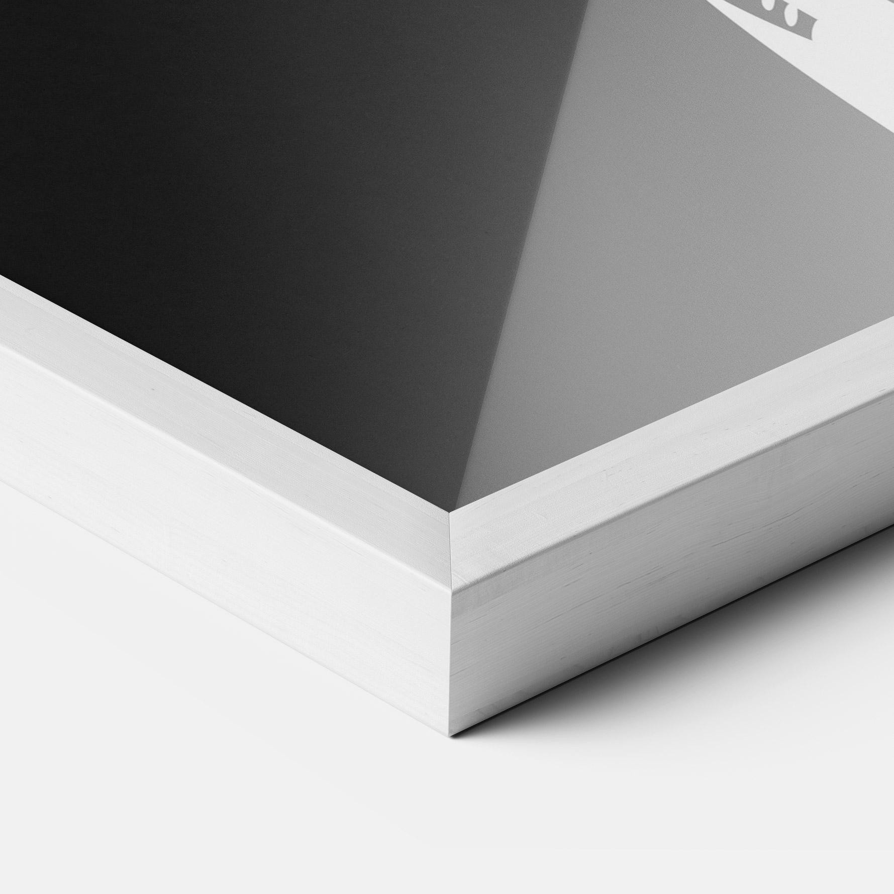 Gerahmte Poster Grey Hand Boxing mockup 3