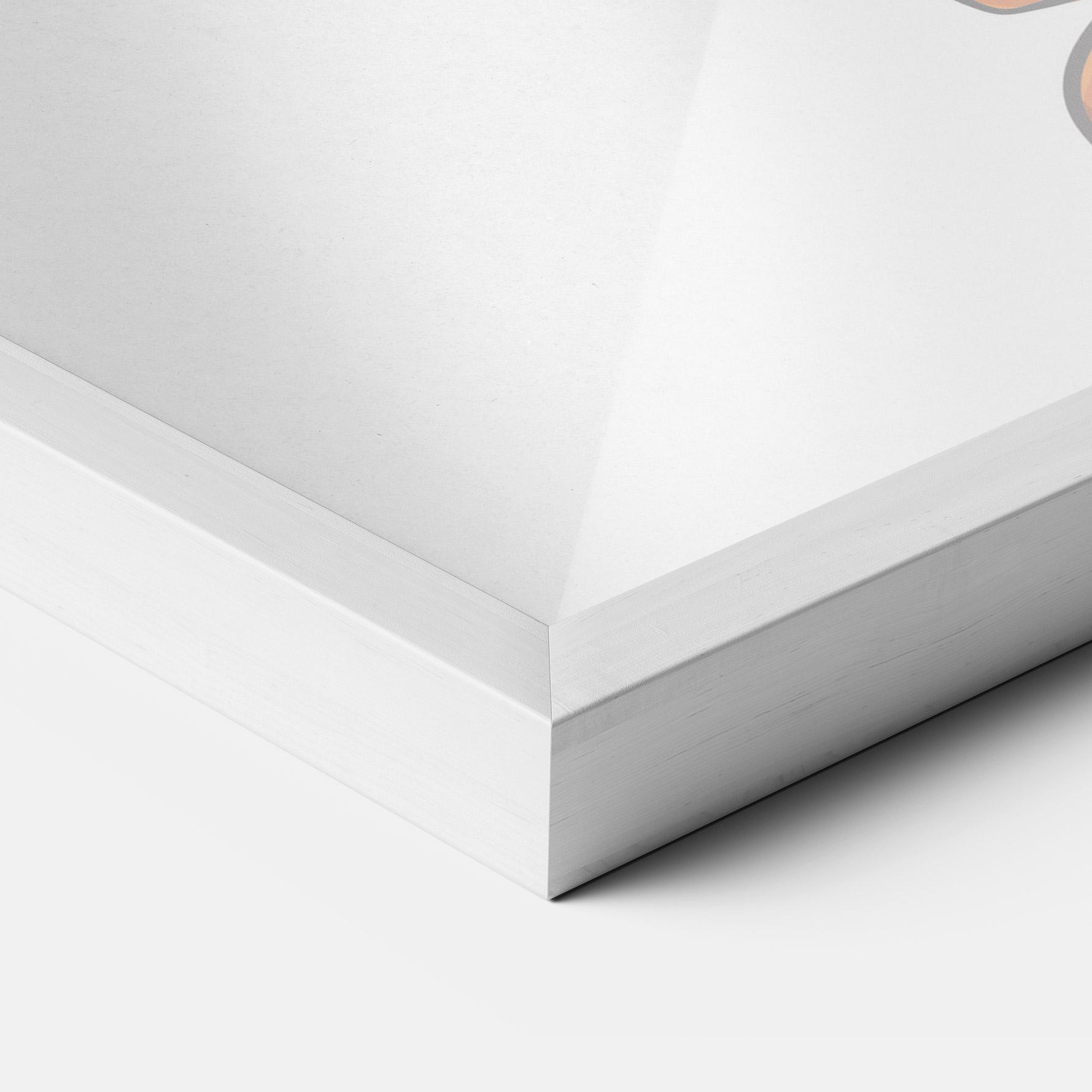 Gerahmte Poster Grey Orange Glove mockup 3