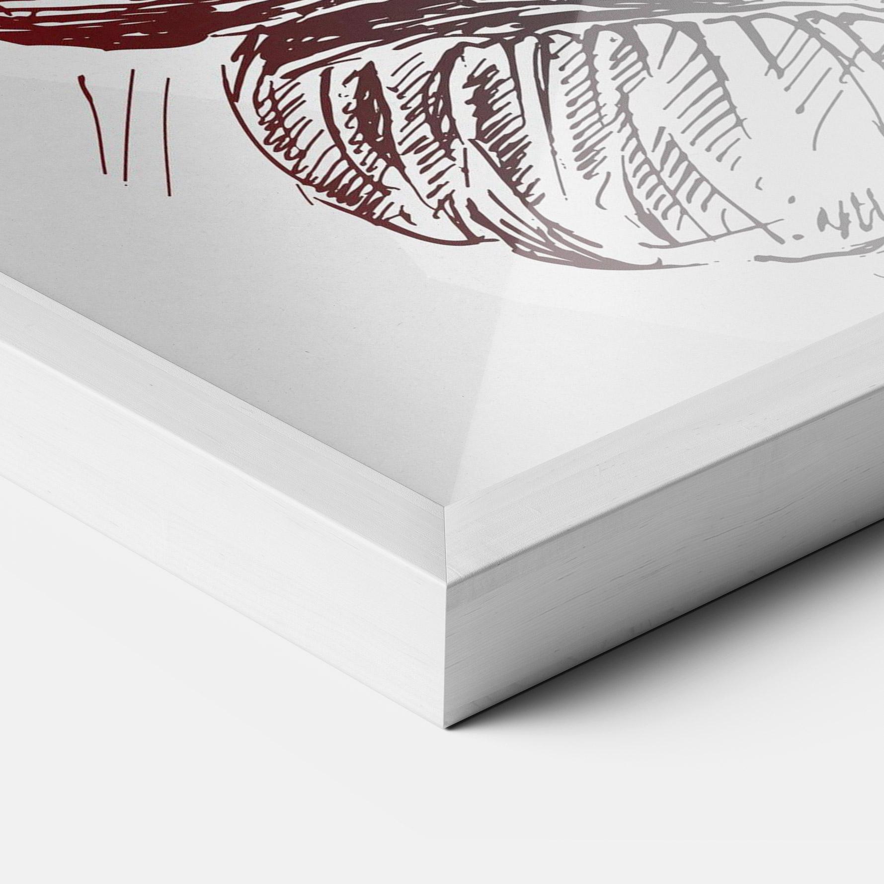 Gerahmte Poster Old Boxing Gloves mockup 3