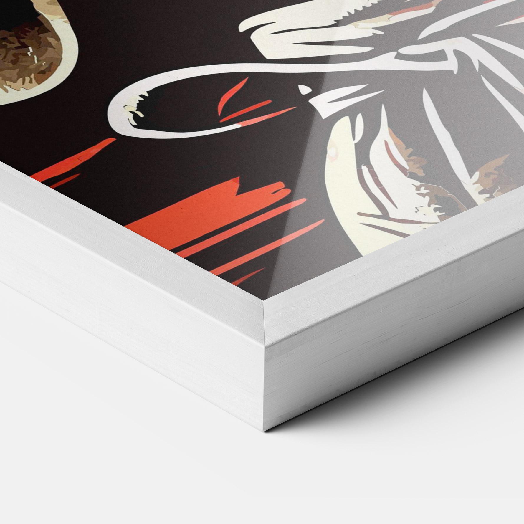 Gerahmte Poster Video Game Boxing mockup 3