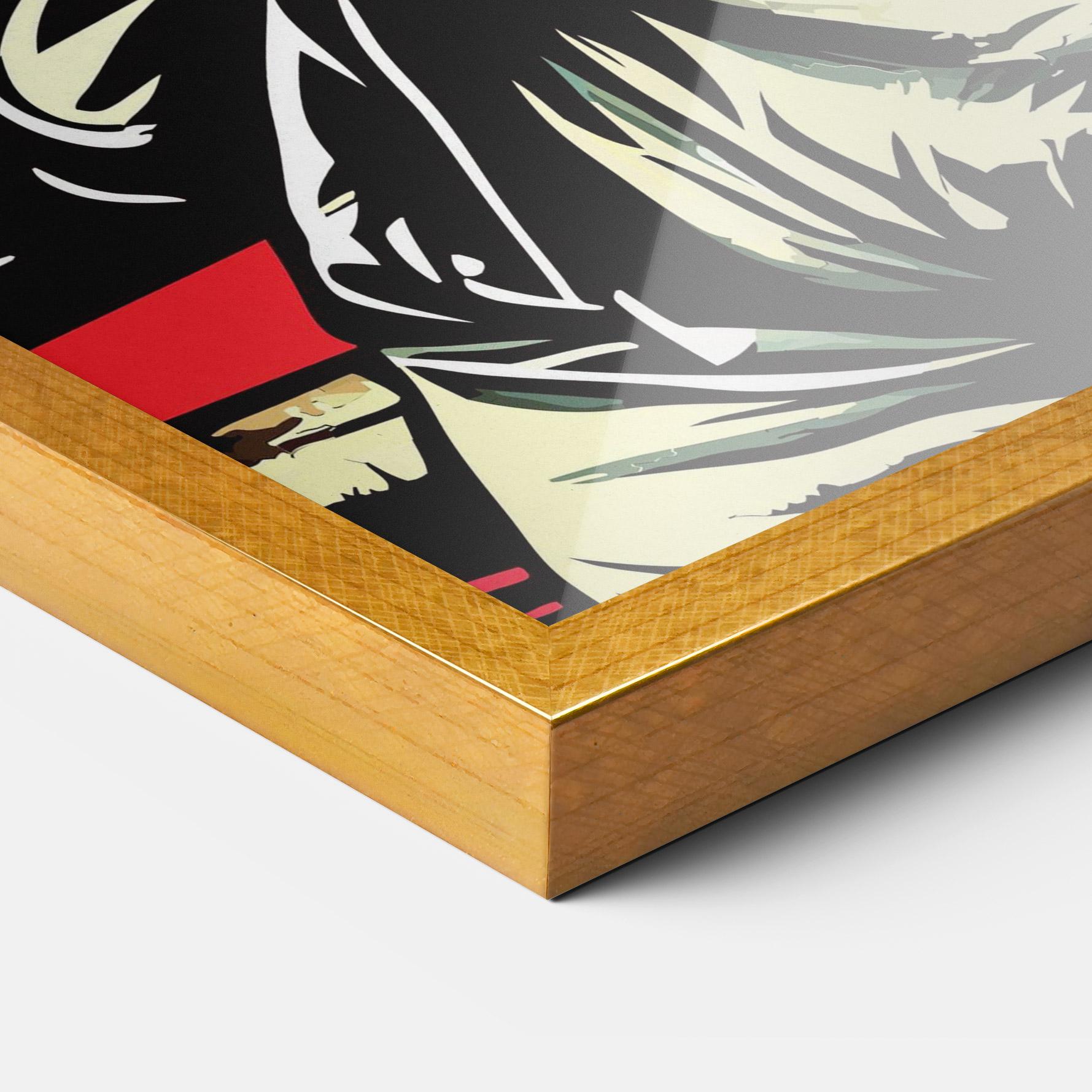 Gerahmte Poster Box Video Game mockup 3