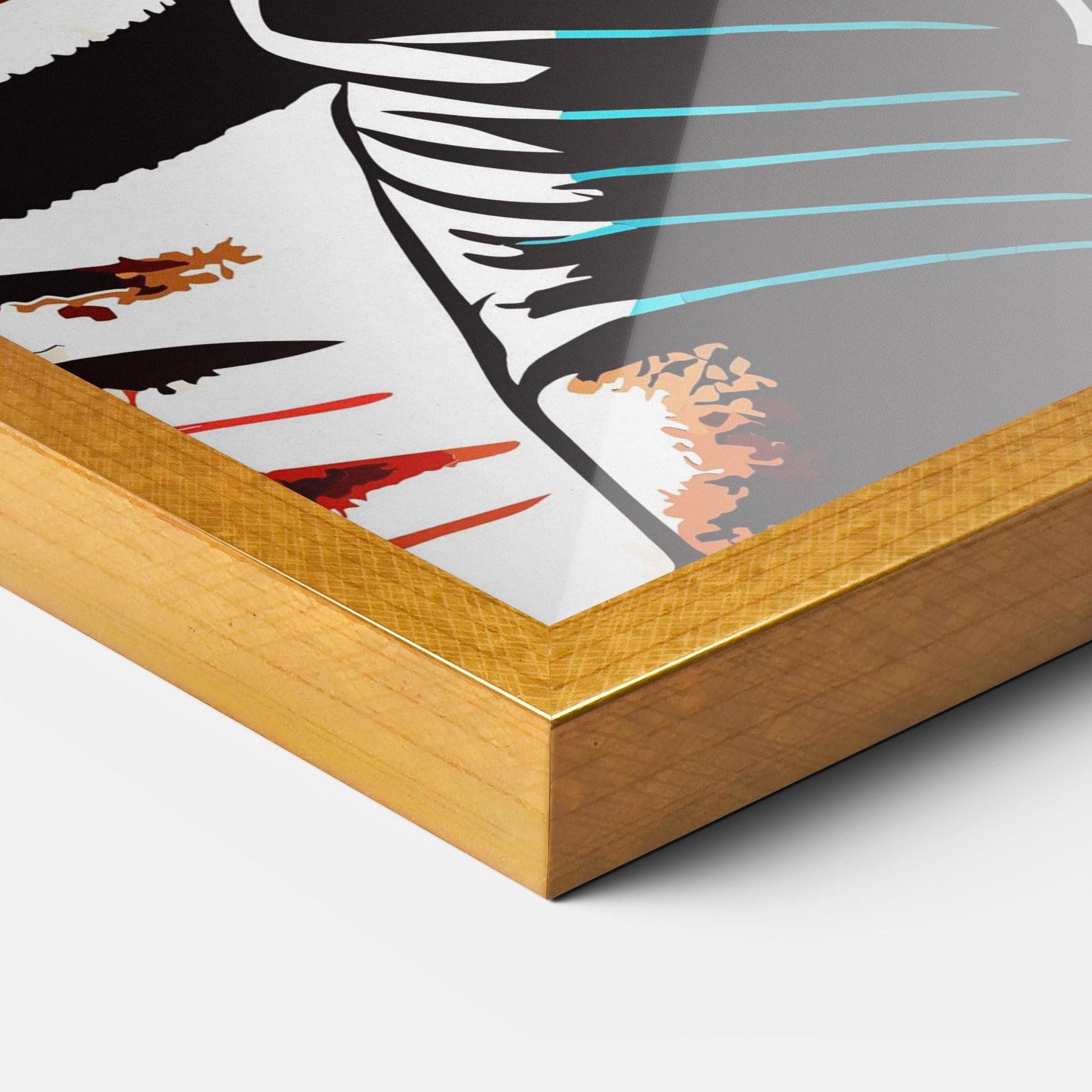 Gerahmte Poster Box Video Games mockup 3