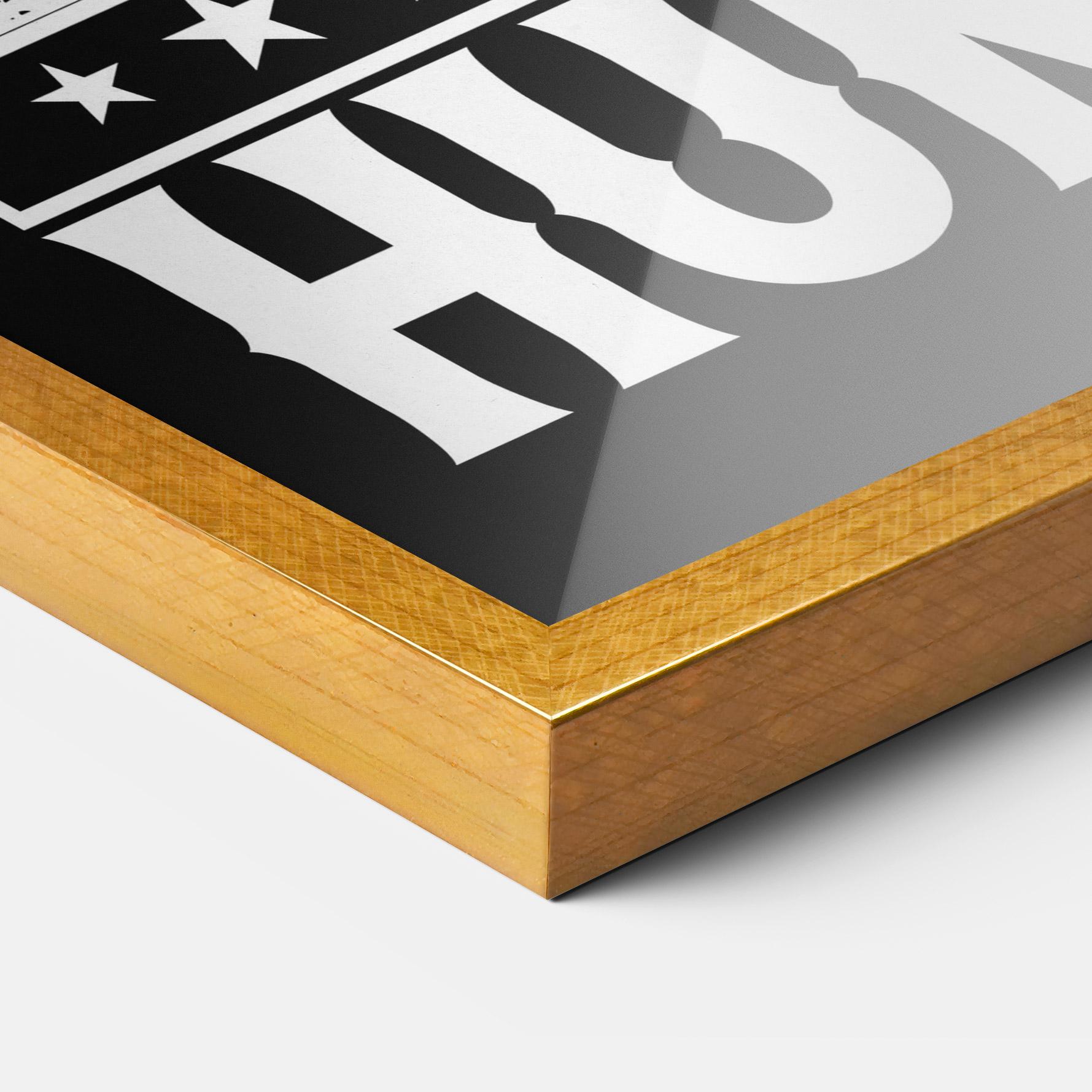 Gerahmte Poster Boxing Hunger mockup 3