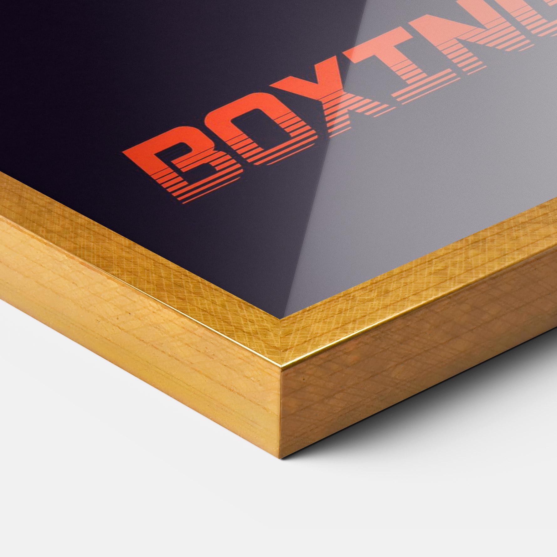 Gerahmte Poster Boxing Strong Match mockup 3