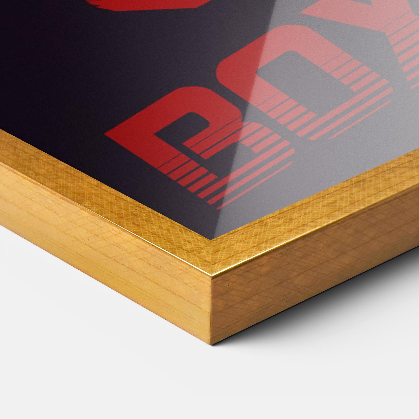 Gerahmte Poster Boxing Strong mockup 3