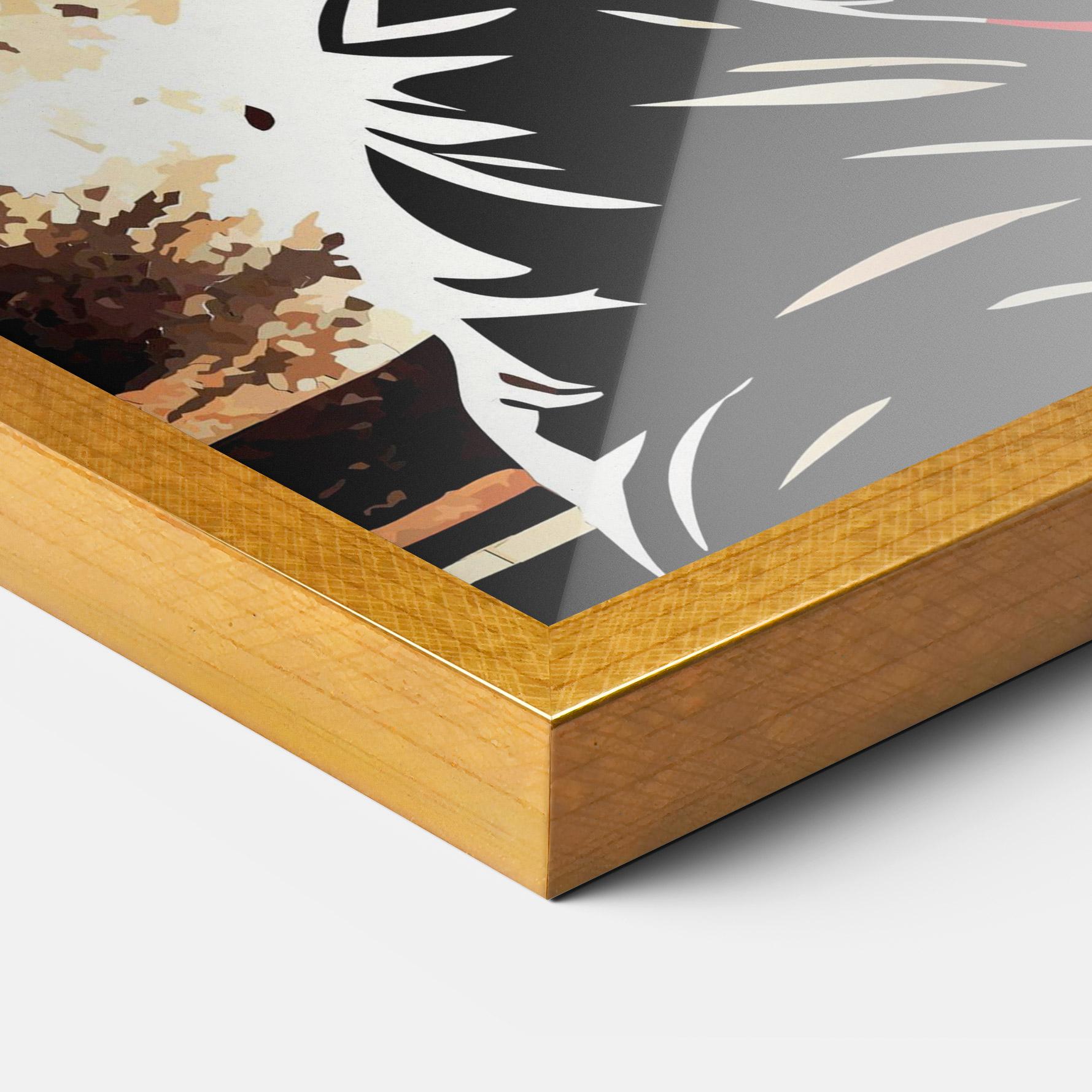 Gerahmte Poster Boxing Video Game mockup 3