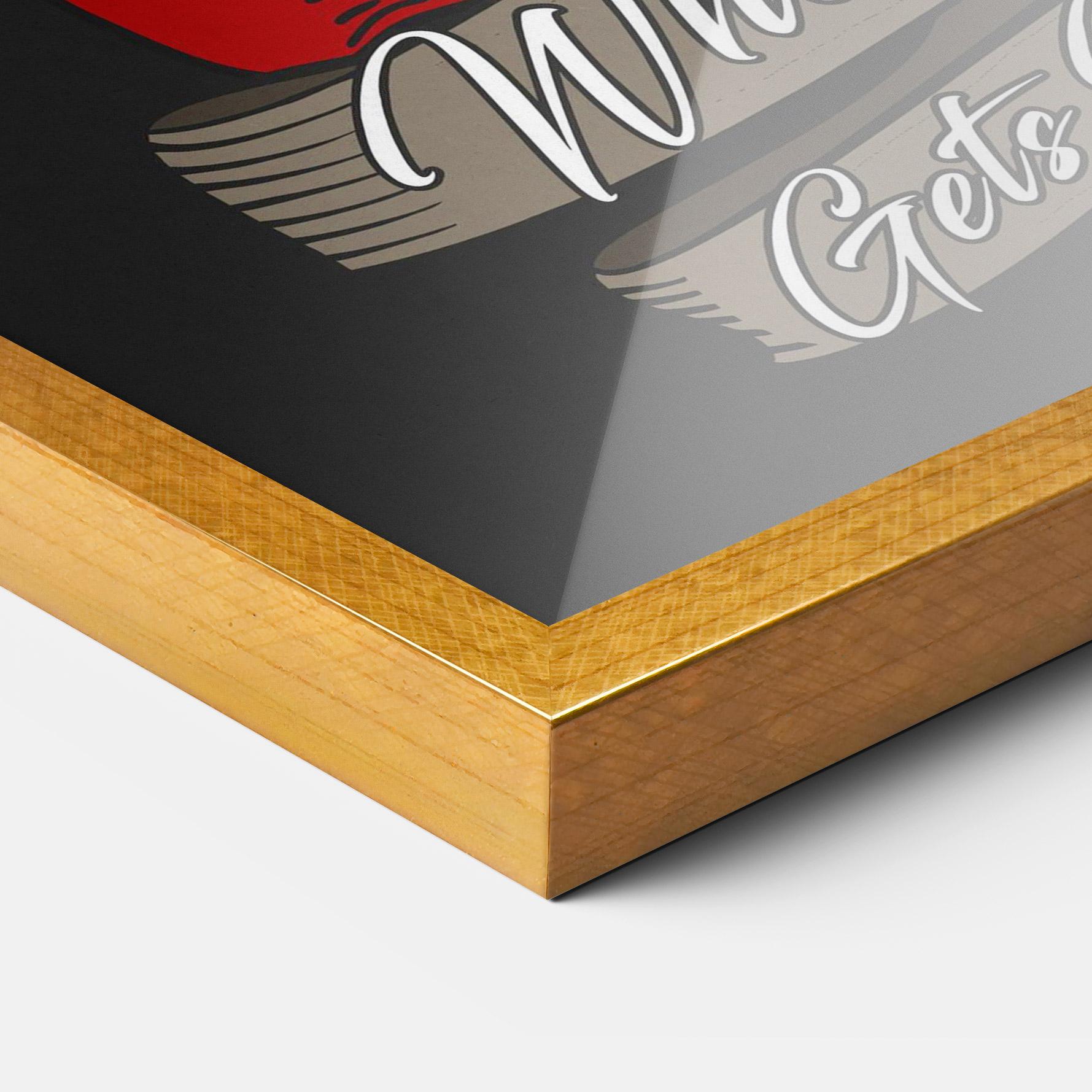 Gerahmte Poster Pitbull Boxer mockup 3