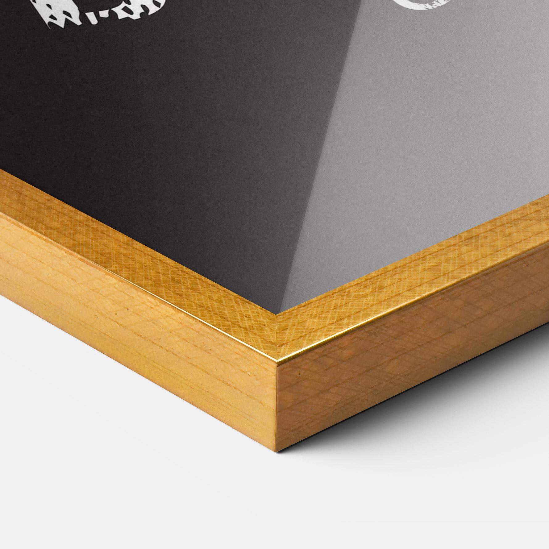 Gerahmte Poster Tough Life mockup 3