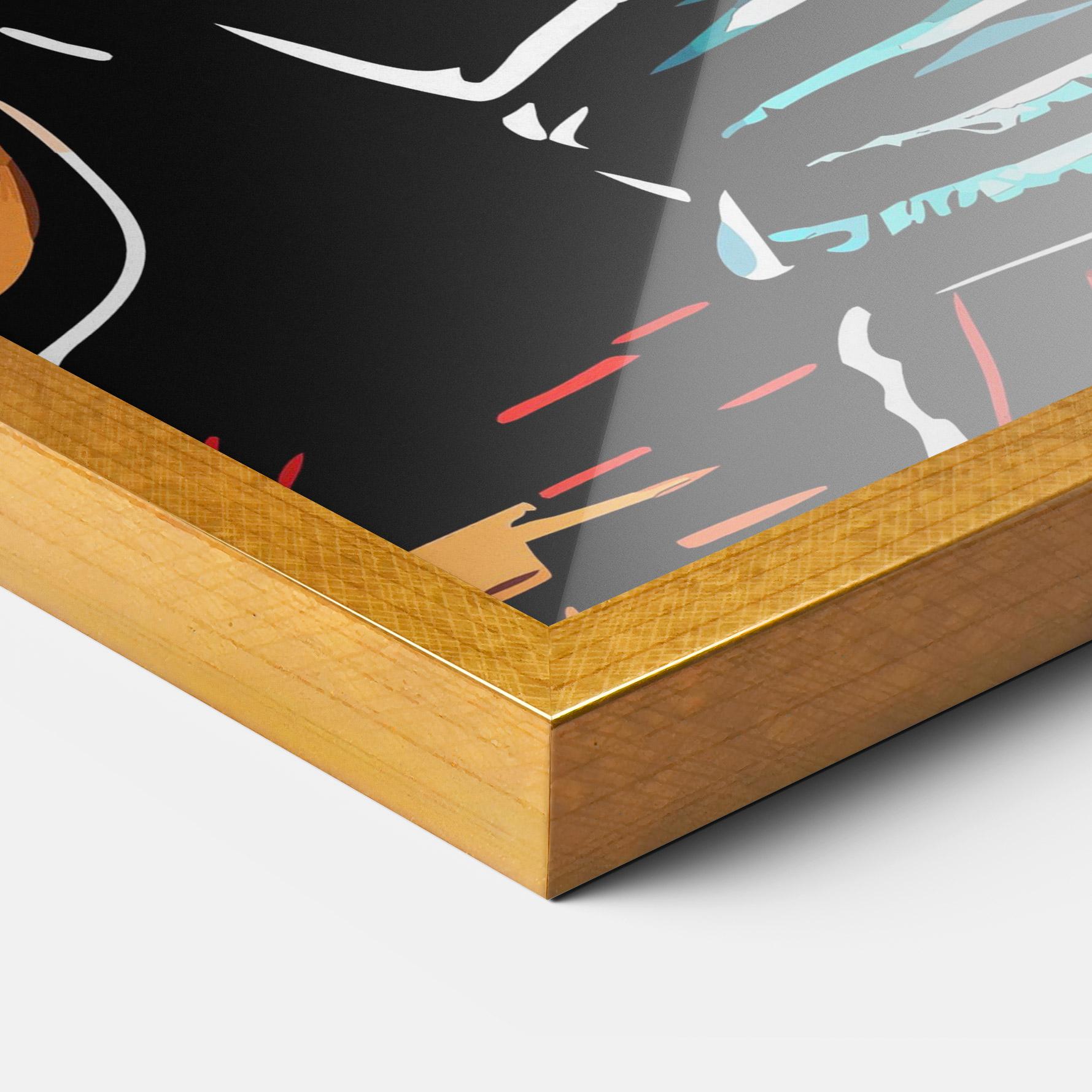 Gerahmte Poster Video Box Game mockup 3