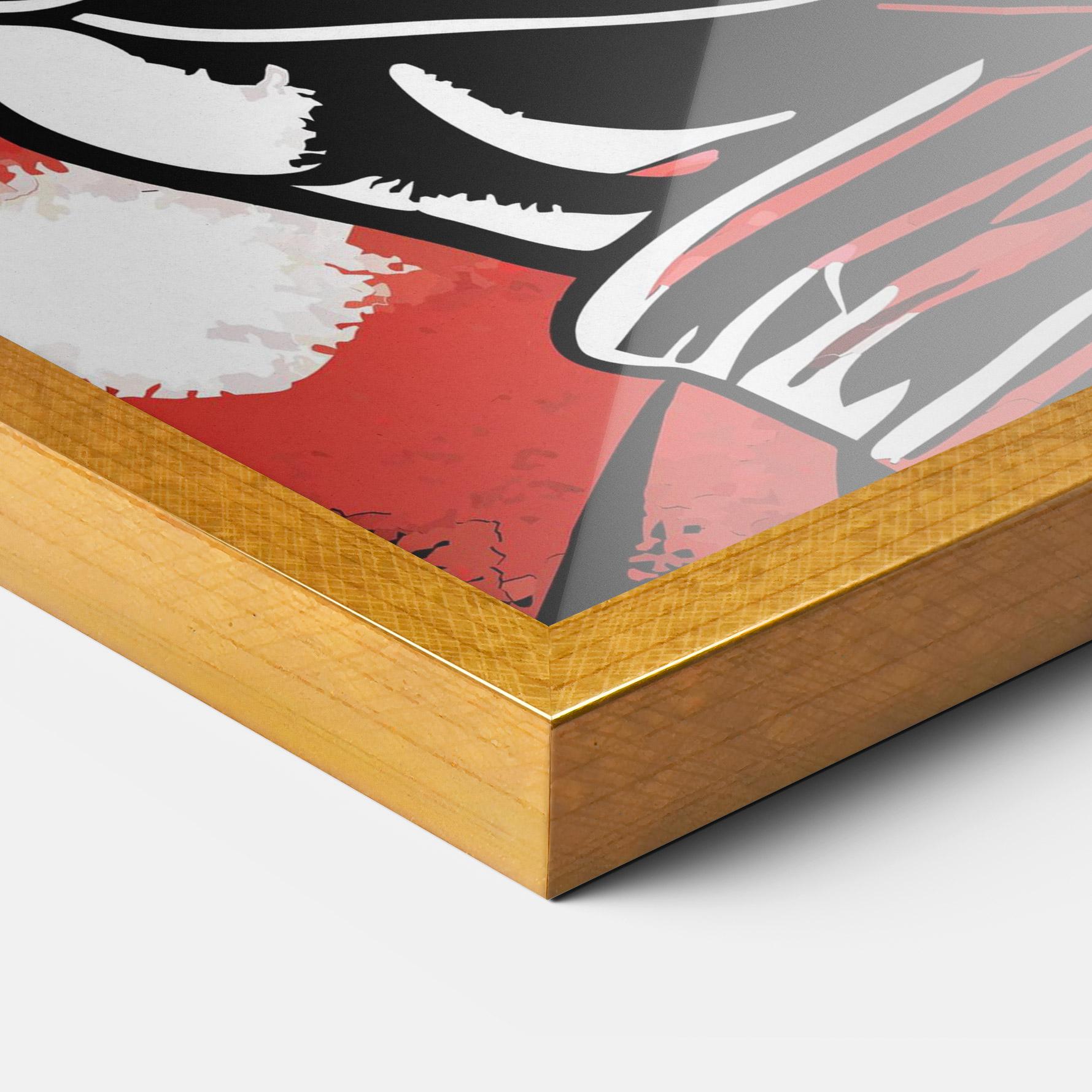 Gerahmte Poster Video Game Box mockup 3