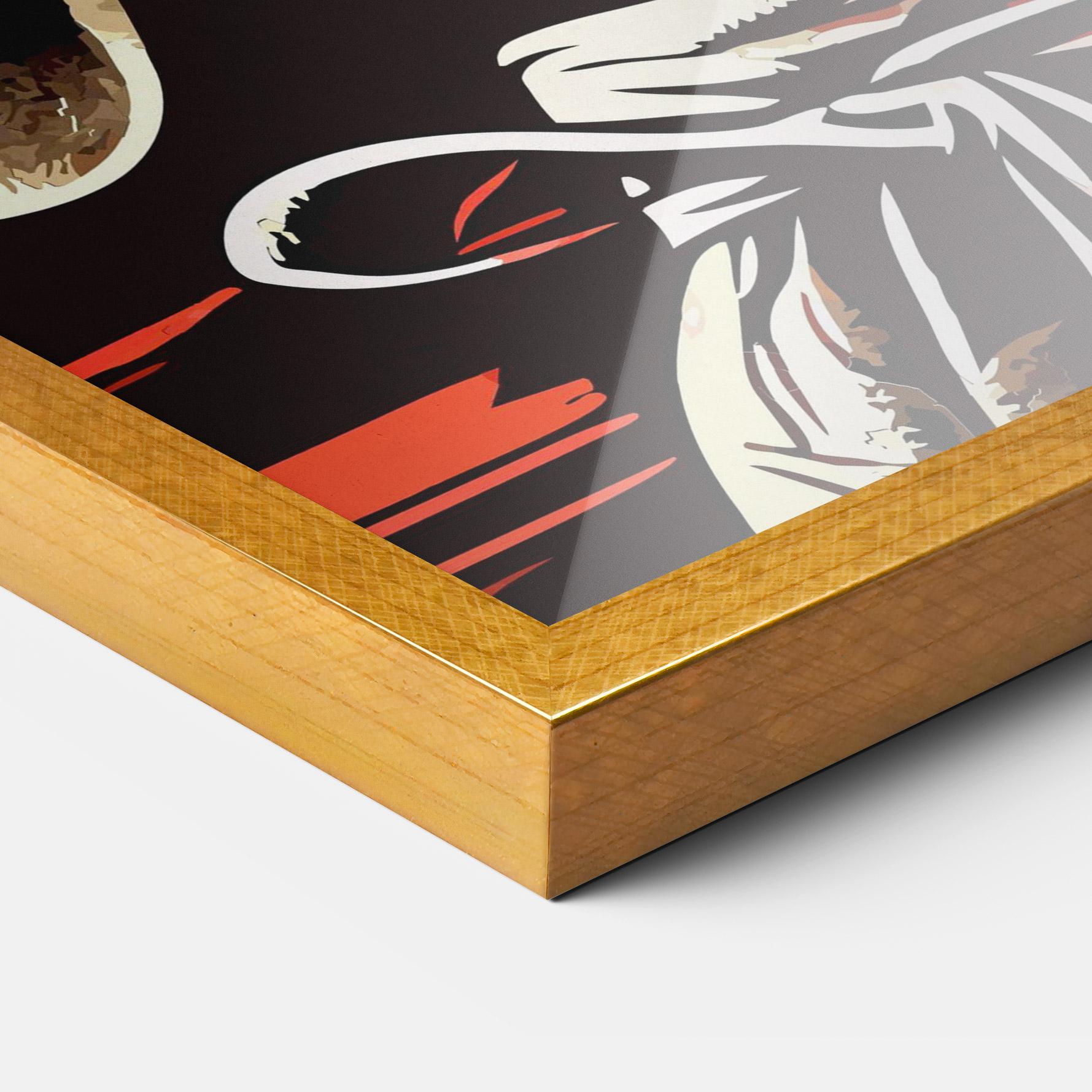 Gerahmte Poster Video Game Boxing mockup 3