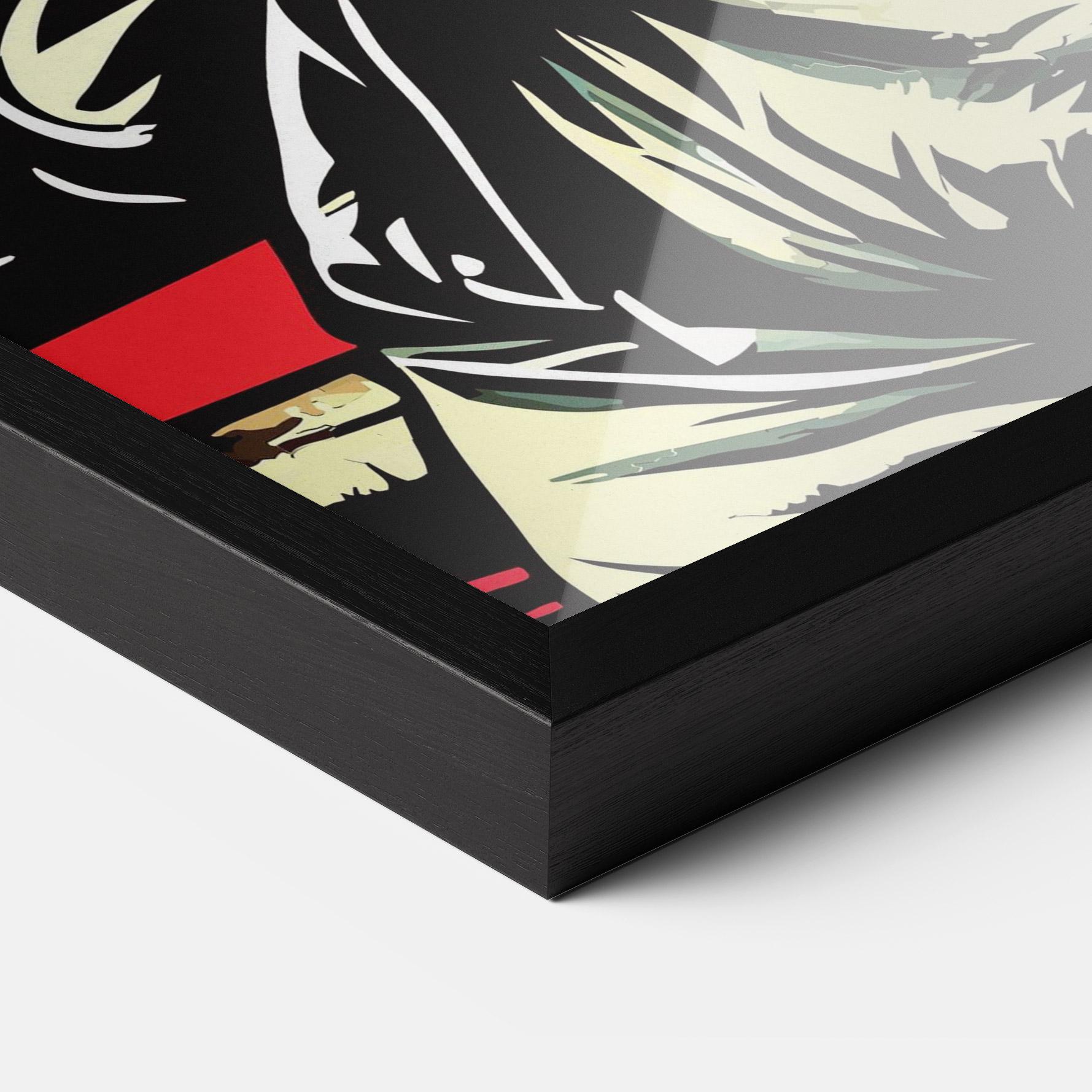 Gerahmte Poster Box Video Game mockup 3