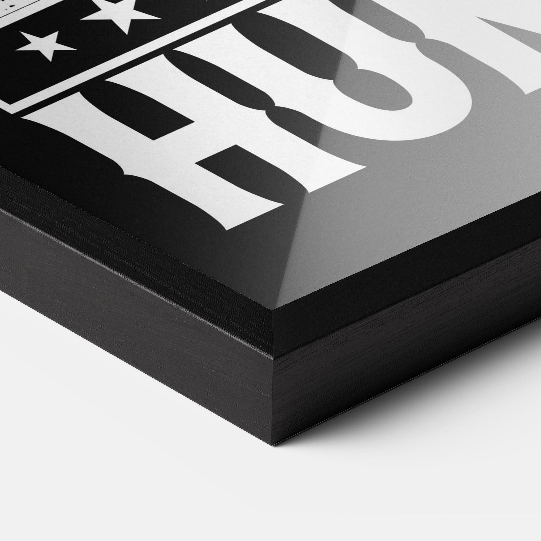 Gerahmte Poster Boxing Hunger mockup 3