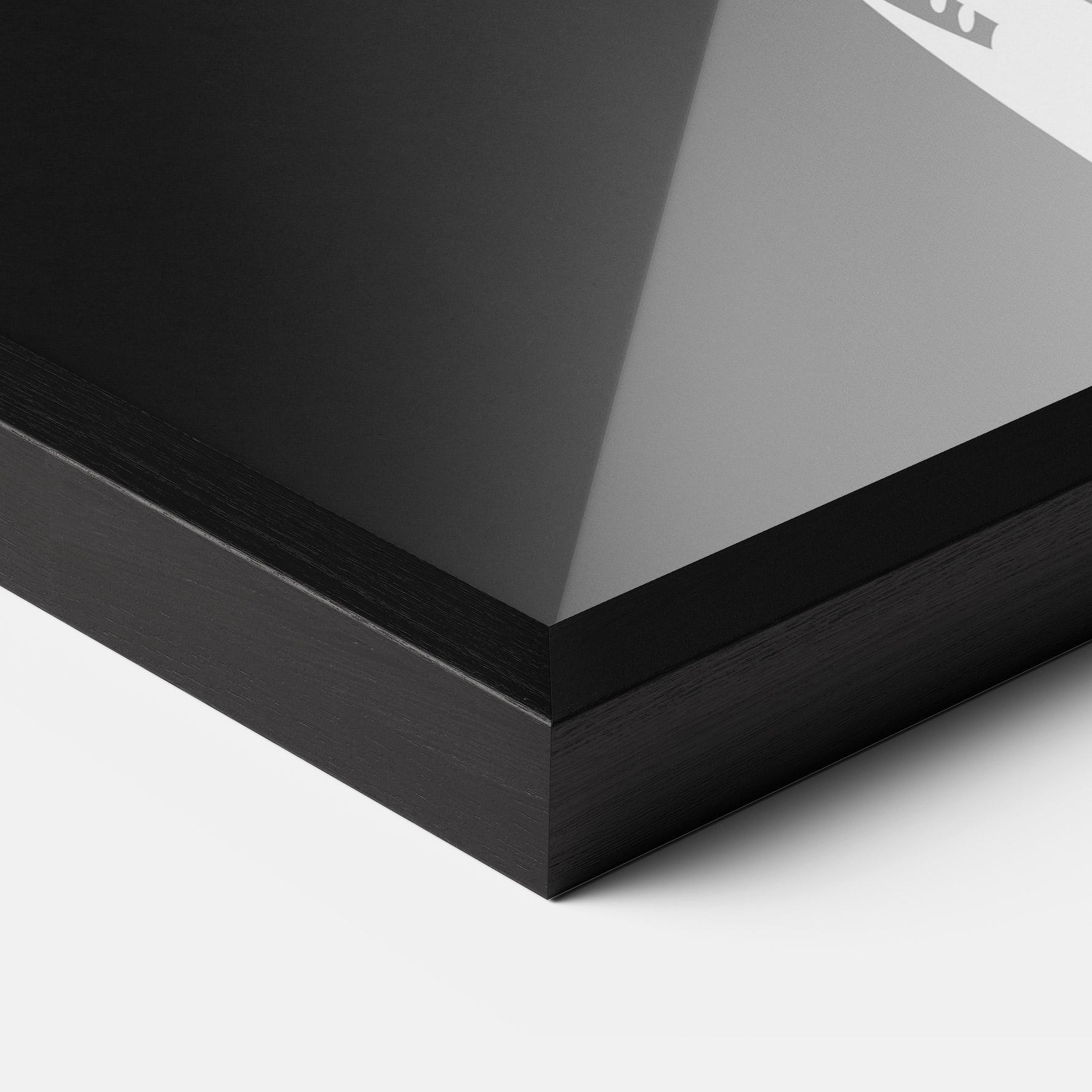 Gerahmte Poster Grey Hand Boxing mockup 3