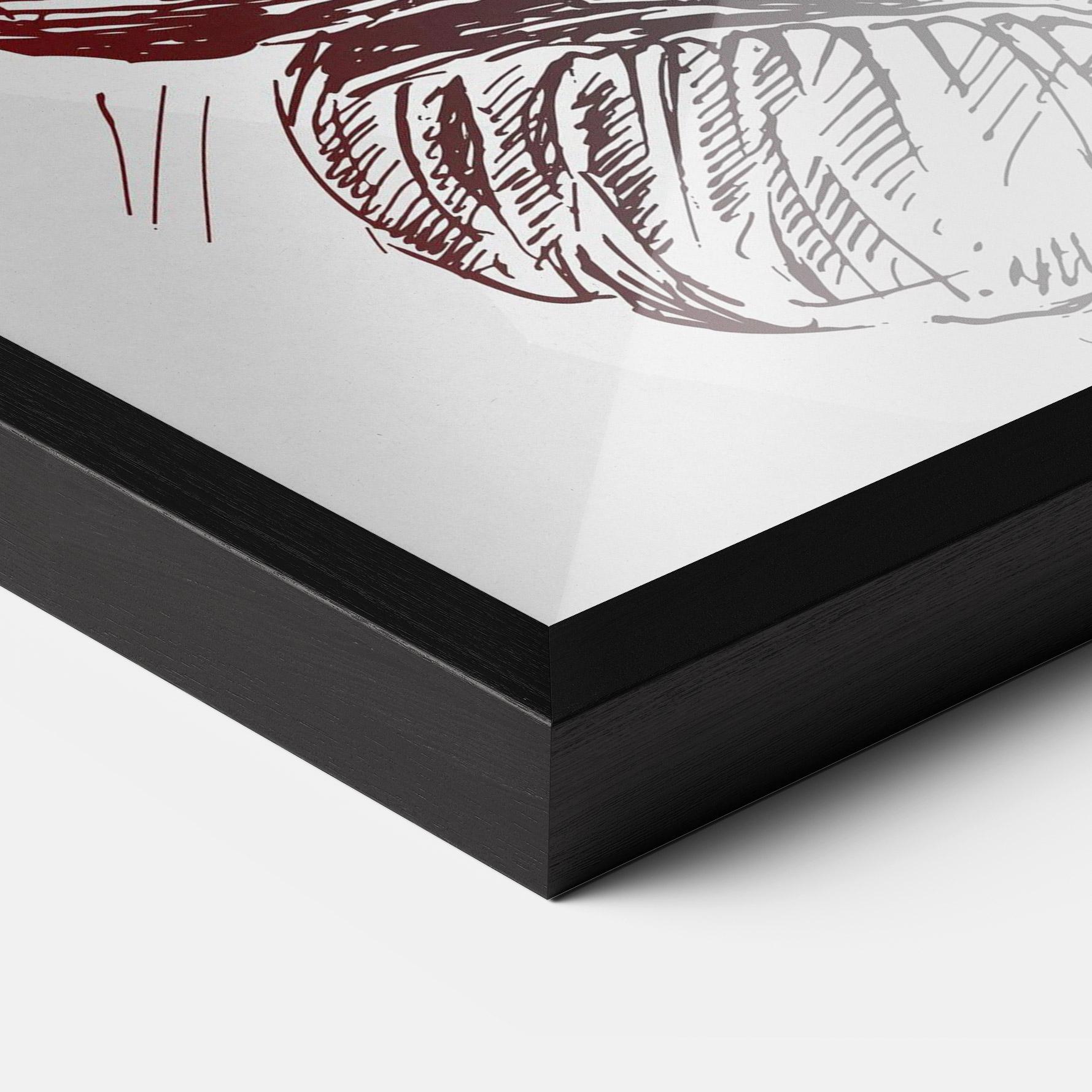 Gerahmte Poster Old Boxing Gloves mockup 3