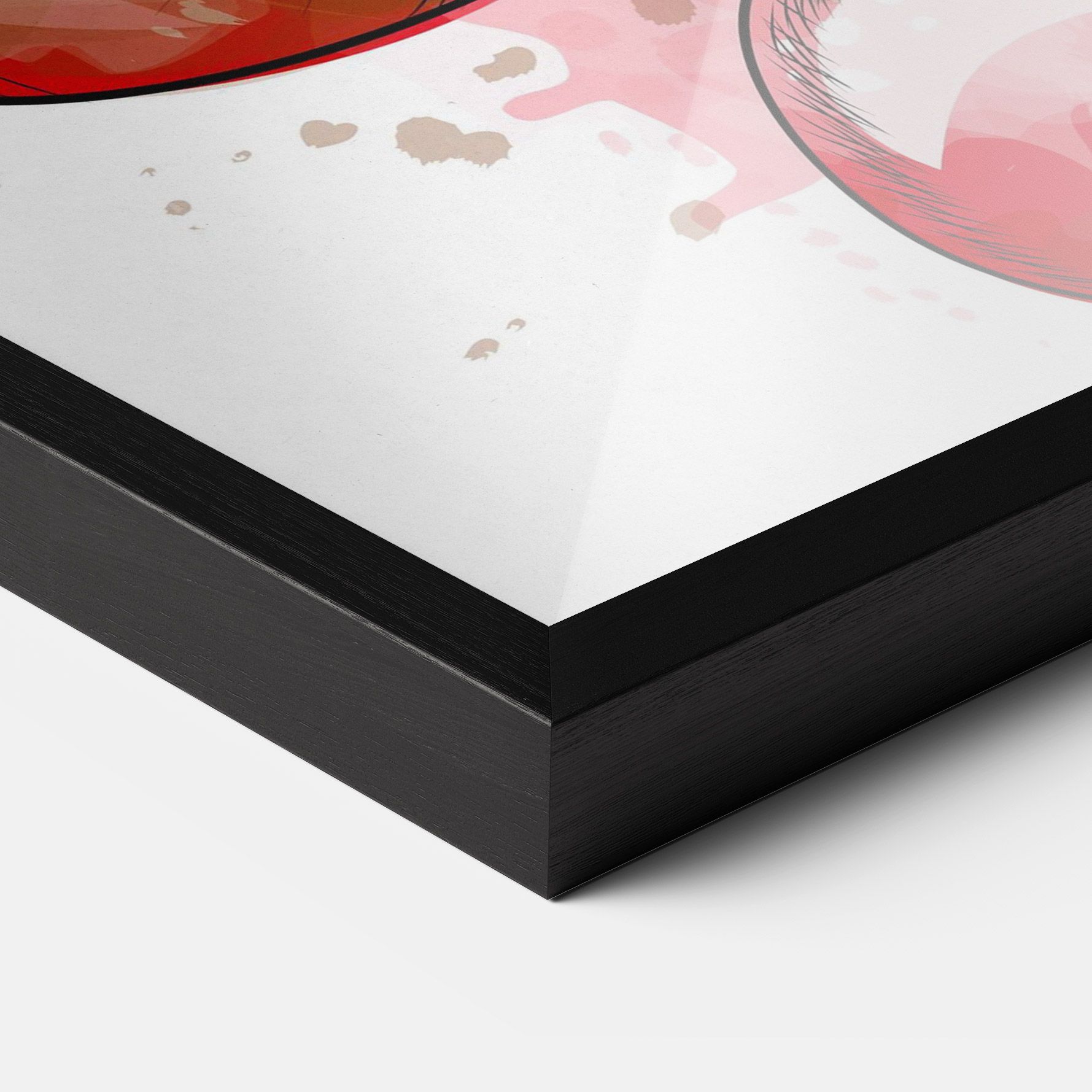 Red Painted Gloves mockup 3