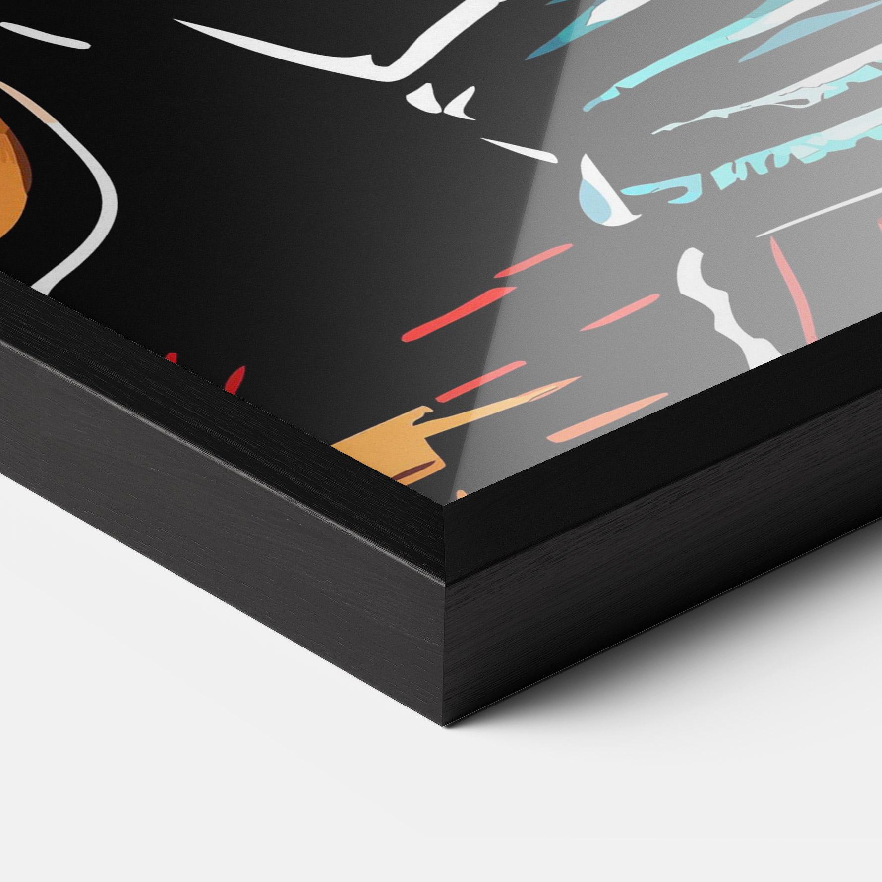 Gerahmte Poster Video Box Game mockup 3