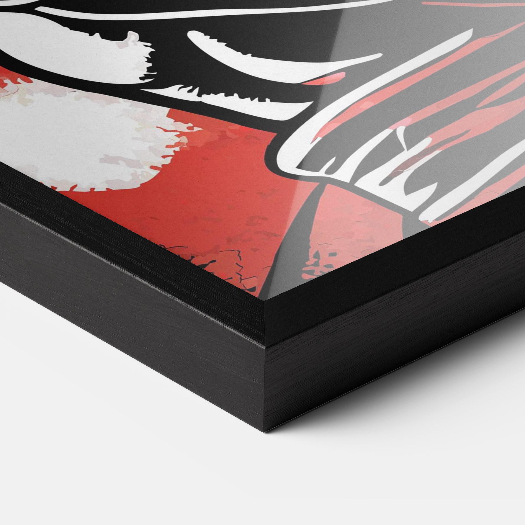 Gerahmte Poster Video Game Box mockup 3