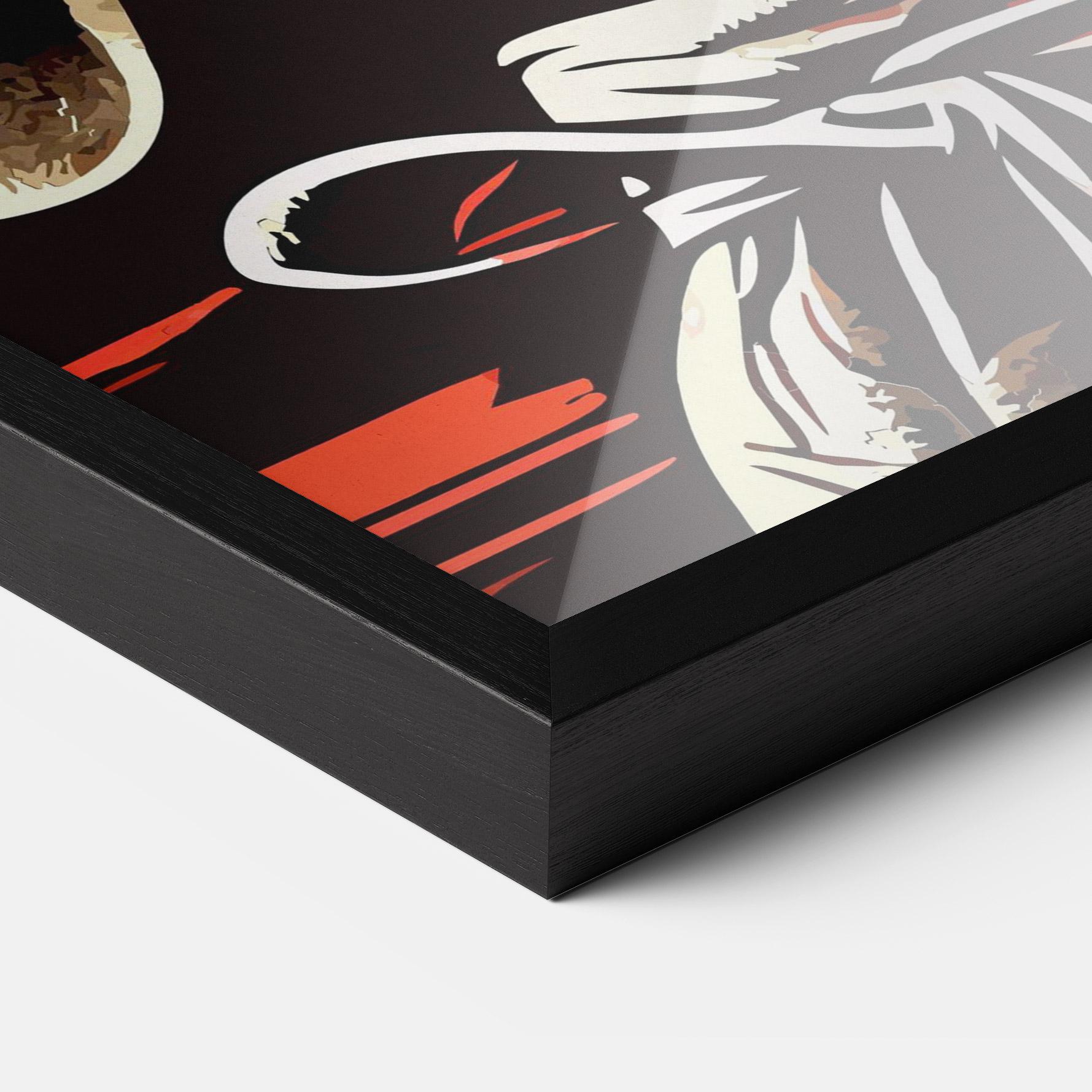 Gerahmte Poster Video Game Boxing mockup 3