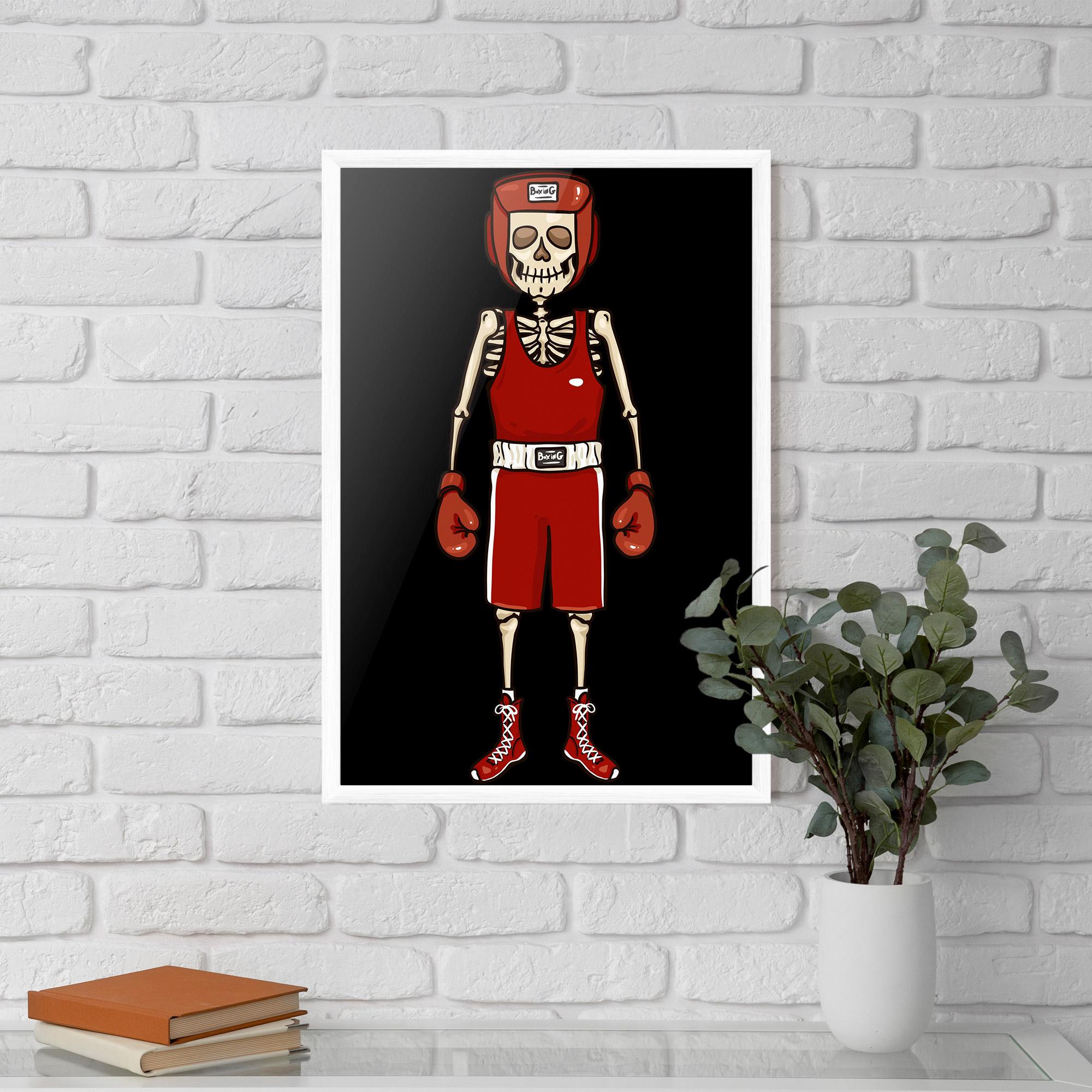 Gerahmte Poster Bones Box mockup 5