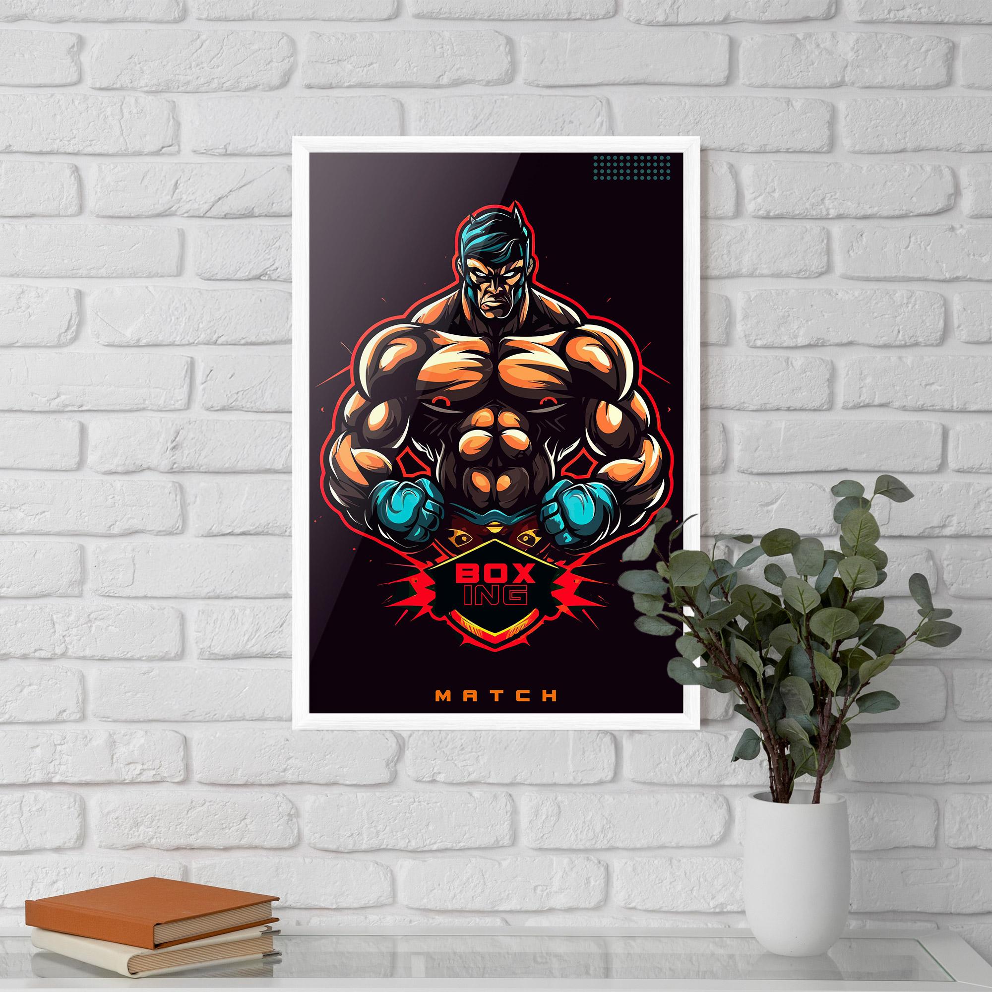 Gerahmte Poster Light Blue Gloves mockup 5