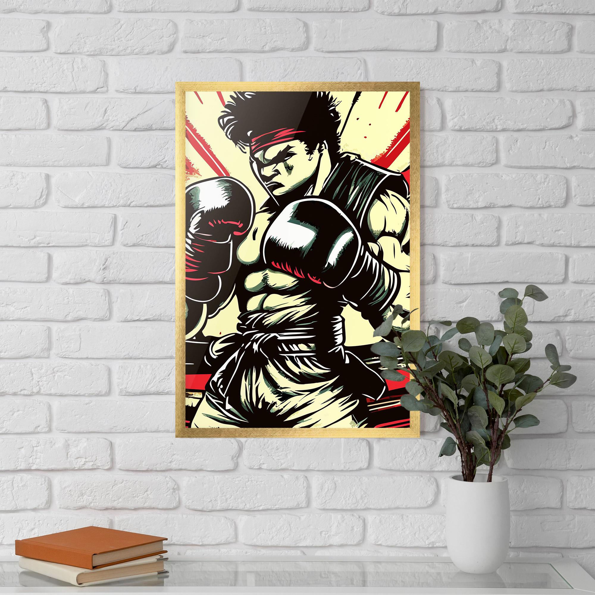 Gerahmte Poster Box Video Game mockup 5