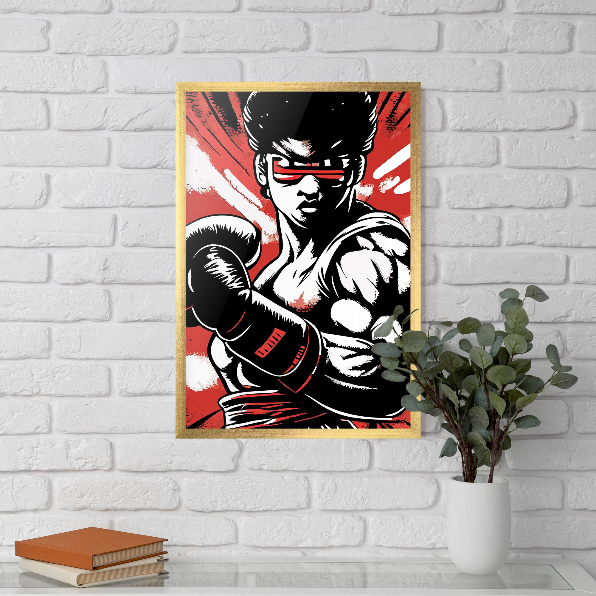 Gerahmte Poster Video Game Box mockup 5