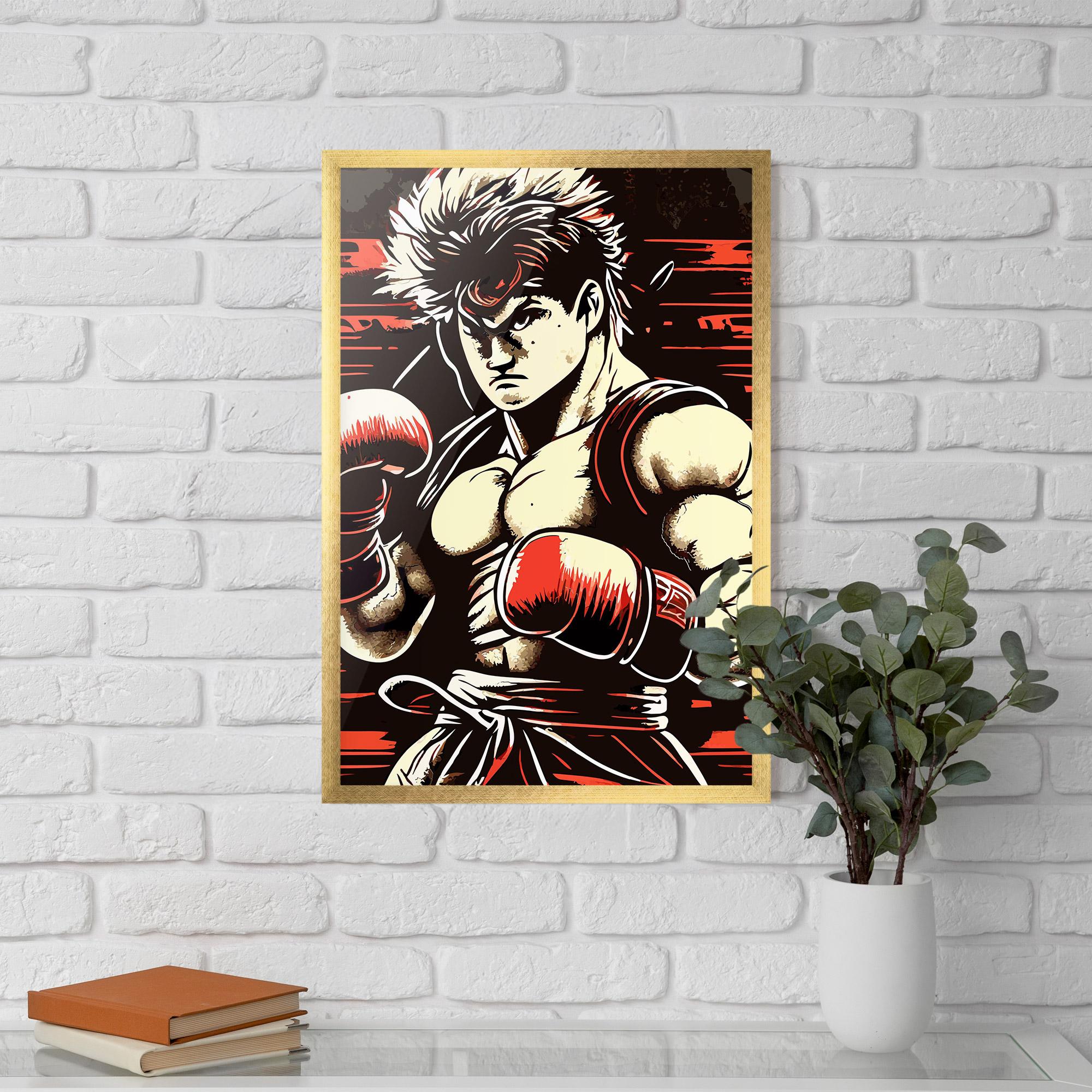 Gerahmte Poster Video Game Boxing mockup 5