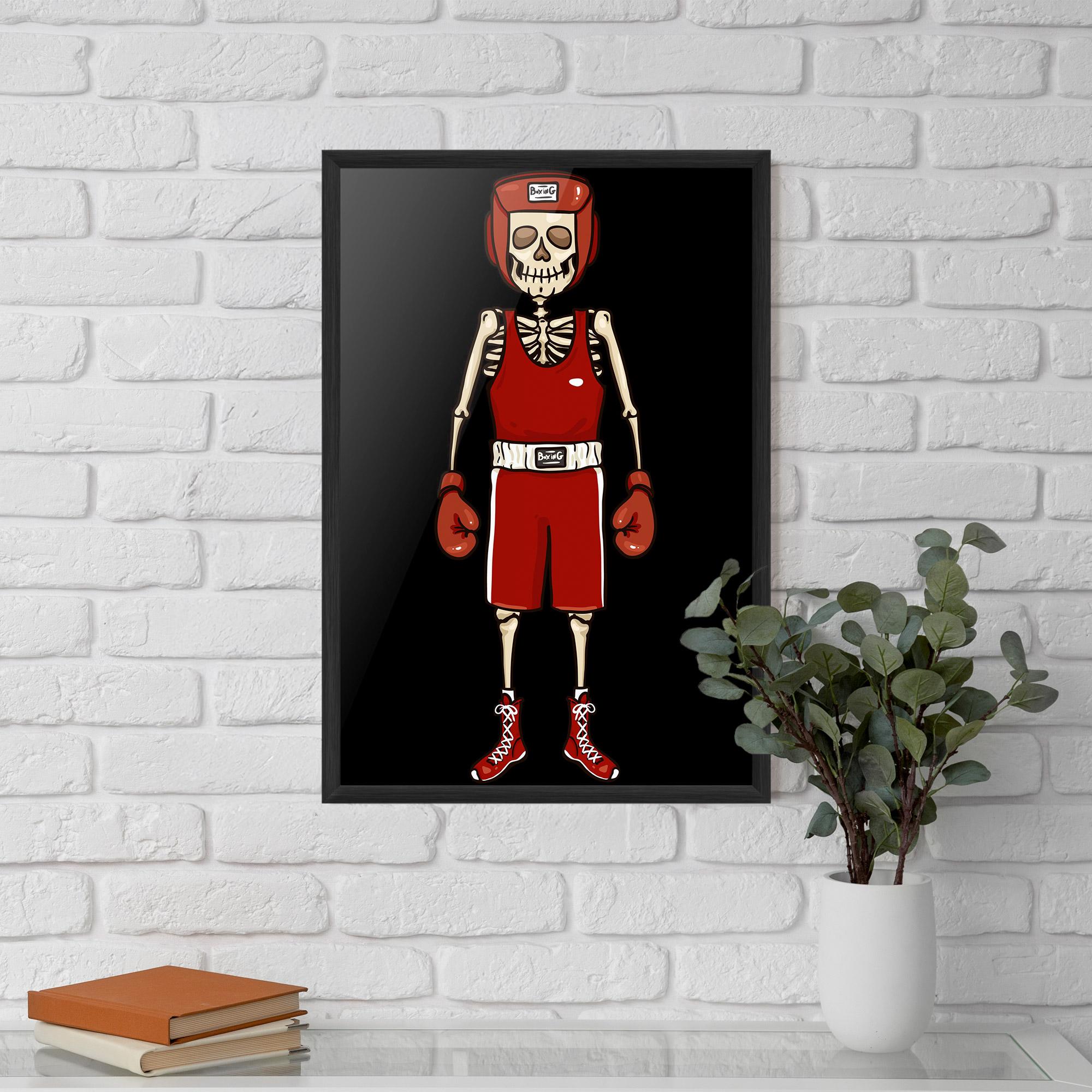 Gerahmte Poster Bones Box mockup 5