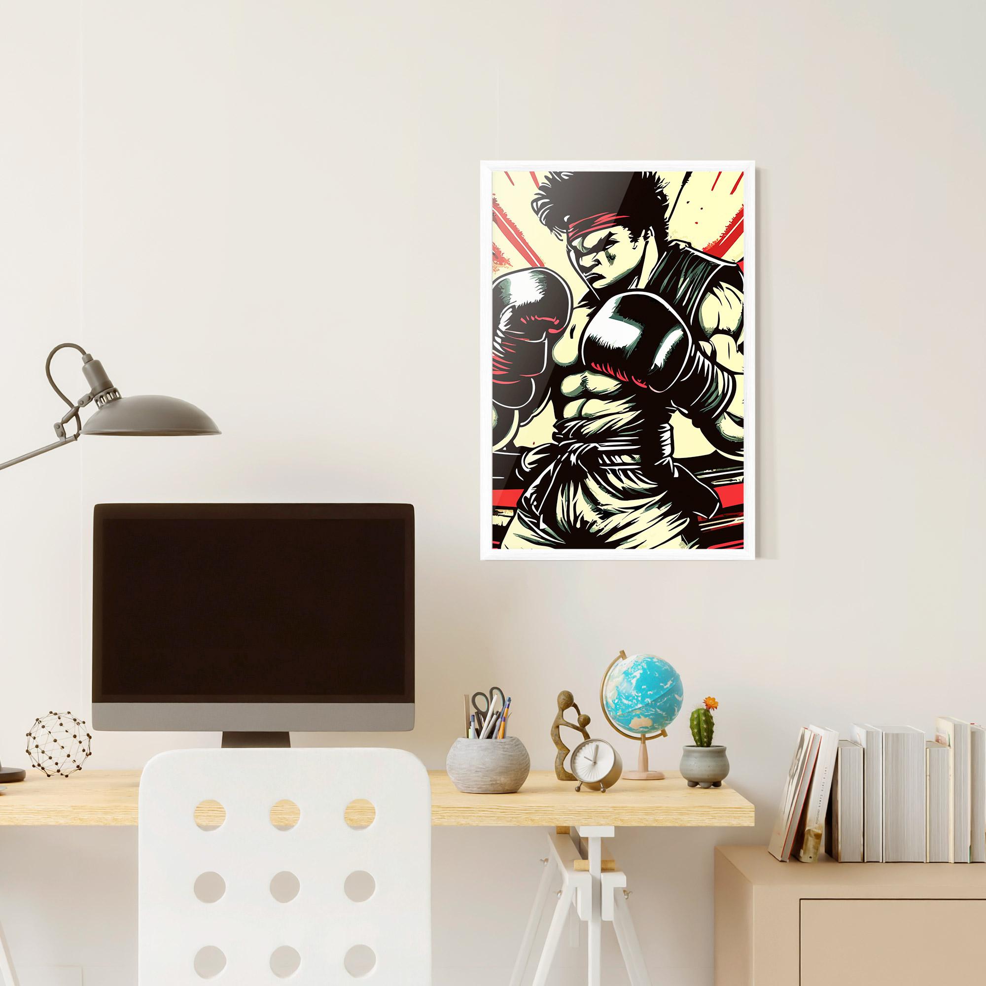 Gerahmte Poster Box Video Game mockup 6